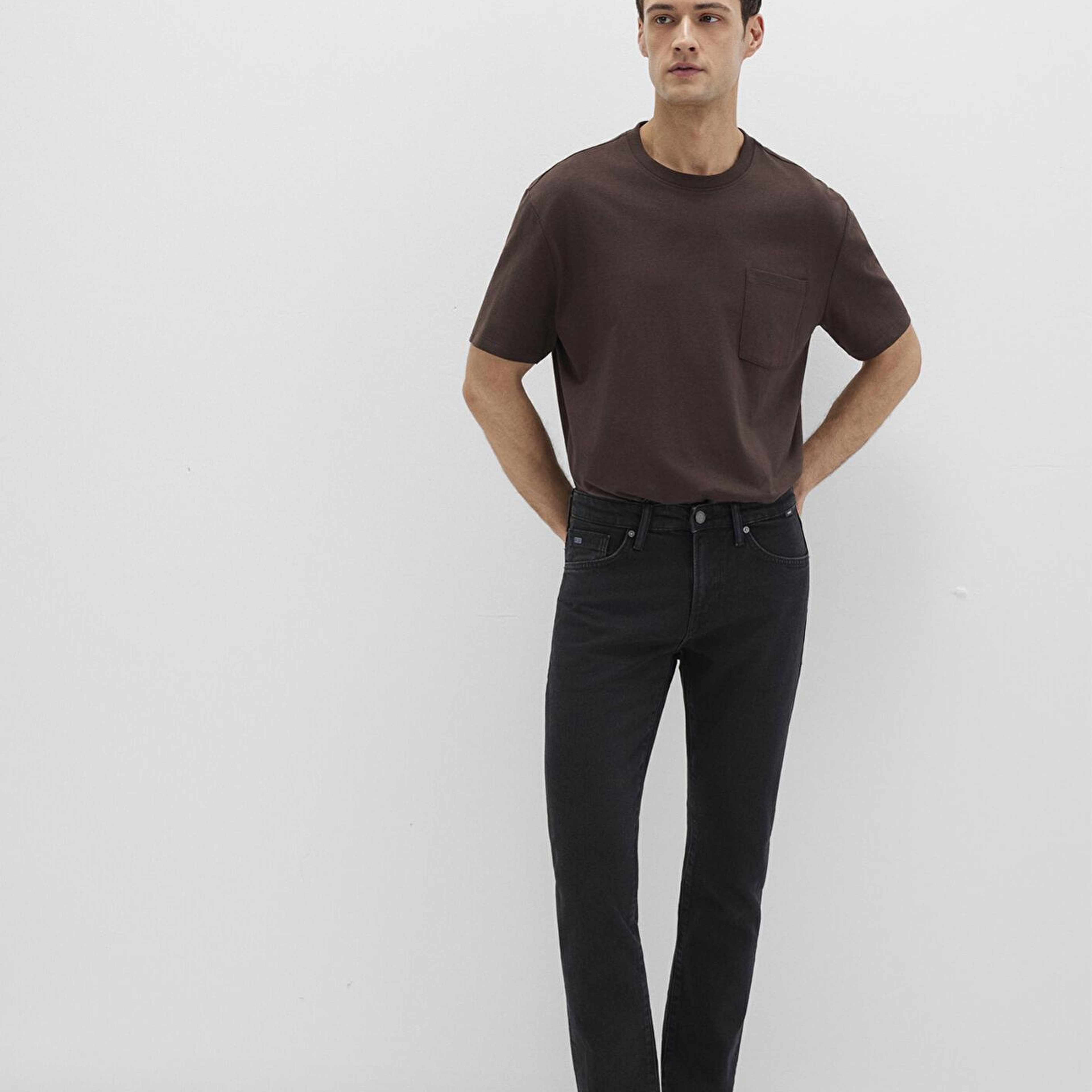 Mavi Jake Classic Denim Yıkamalı Antrasit Jean Pantolon 0042290642