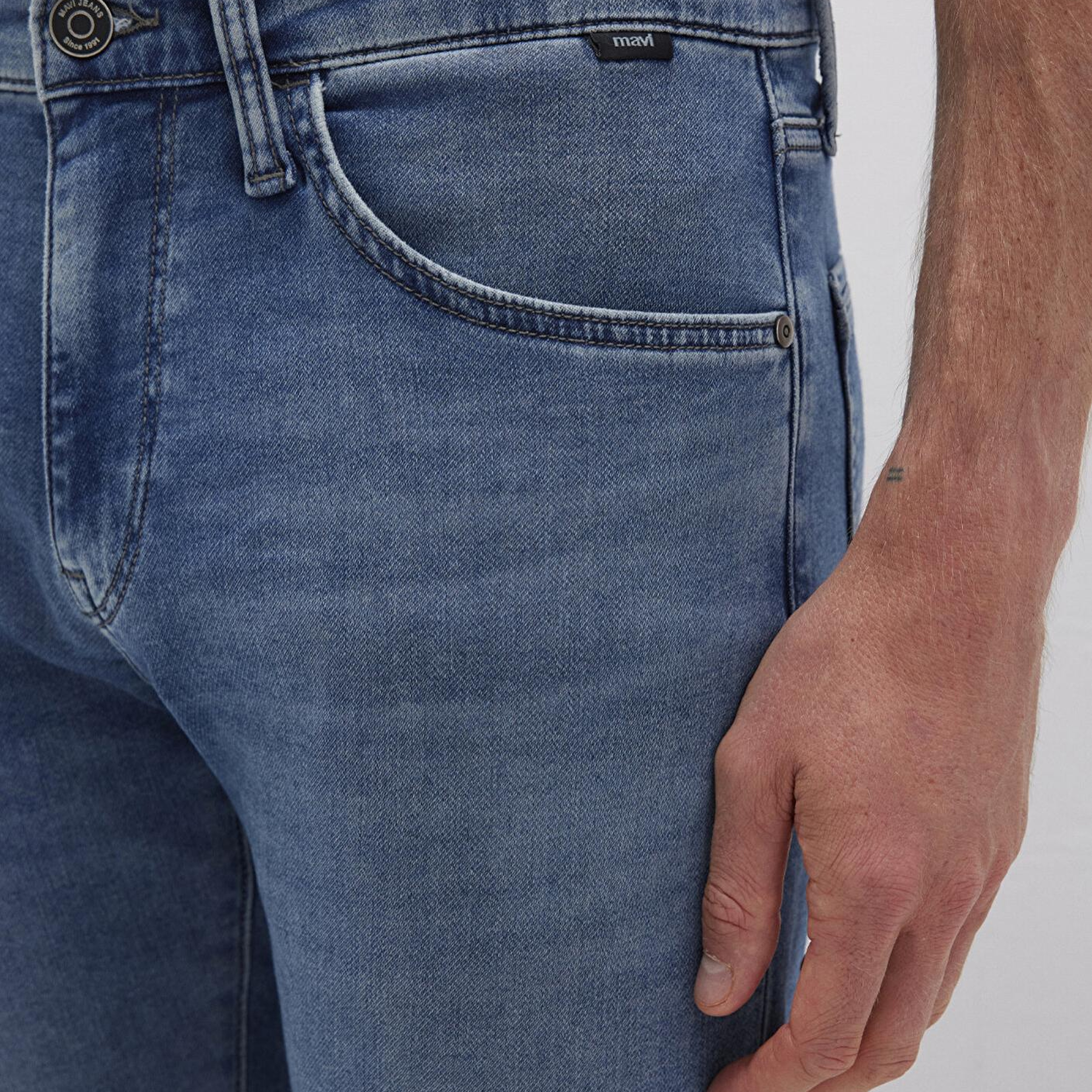 Mavi Jake Sporty Indigo Puslu Jean Pantolon 0042290651