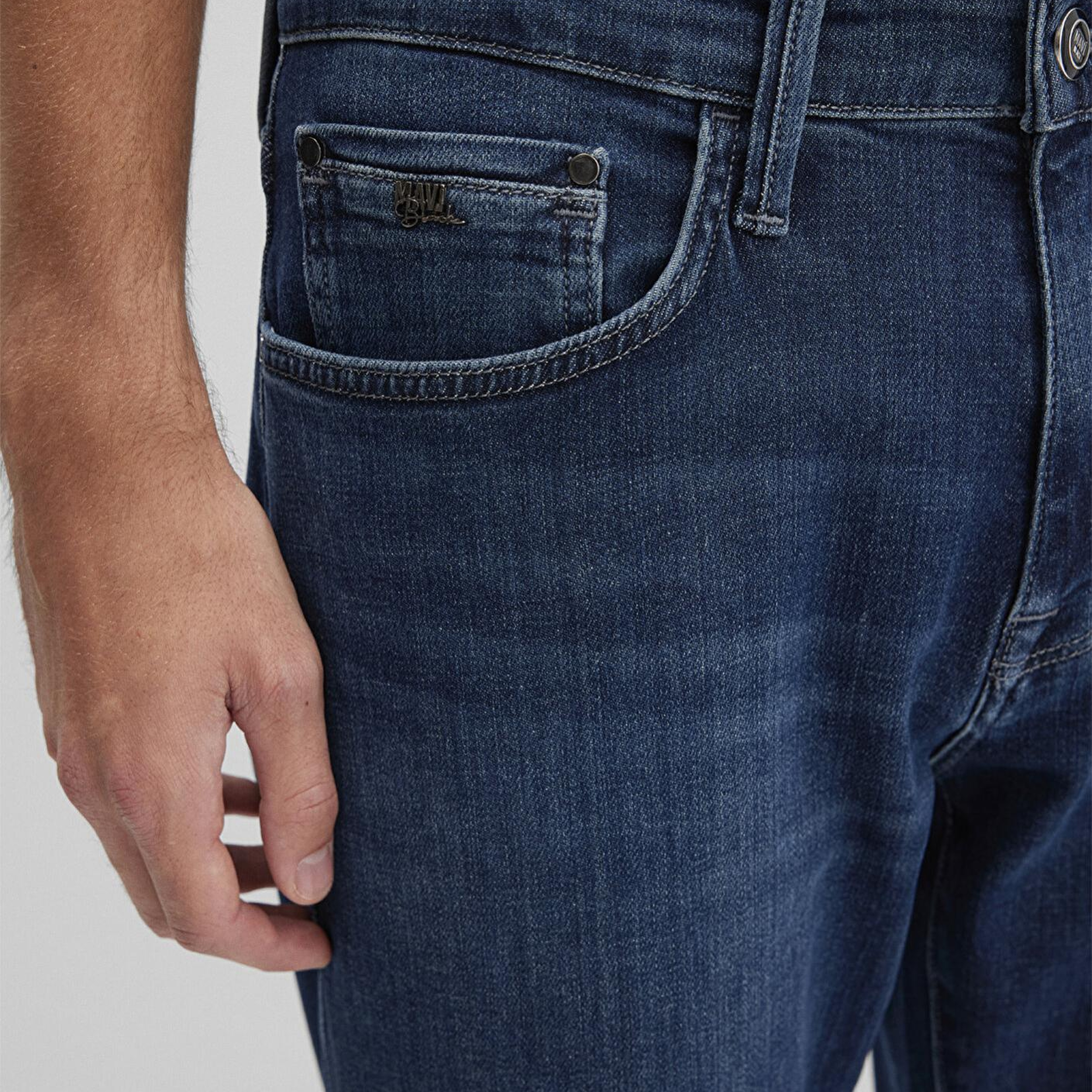 Mavi Marcus Lux Black Gölgeli Gece Mavisi Jean Pantolon 0035190824