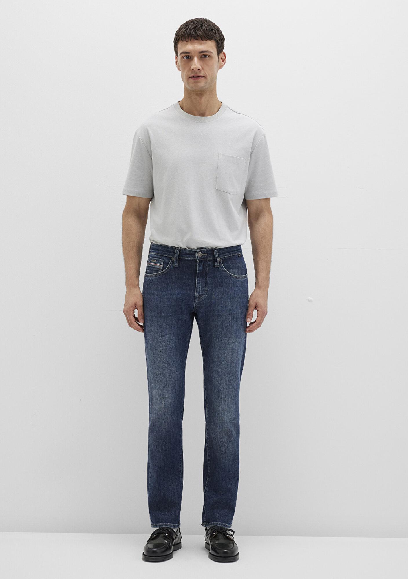 Mavi Marcus Mavi Premium Vintage Koyu Mavi Jean Pantolon 0035190652