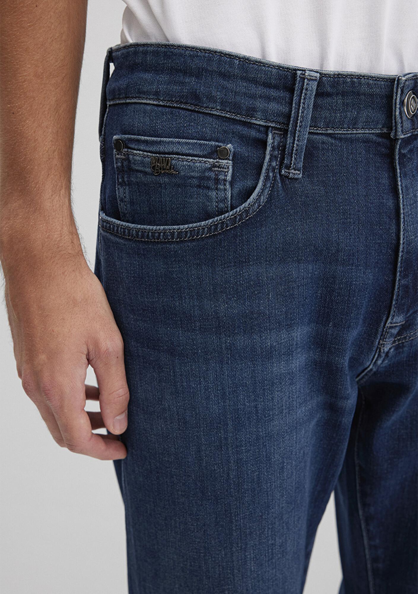 Mavi Marcus Lux Black Gölgeli Gece Mavisi Jean Pantolon 0035190824