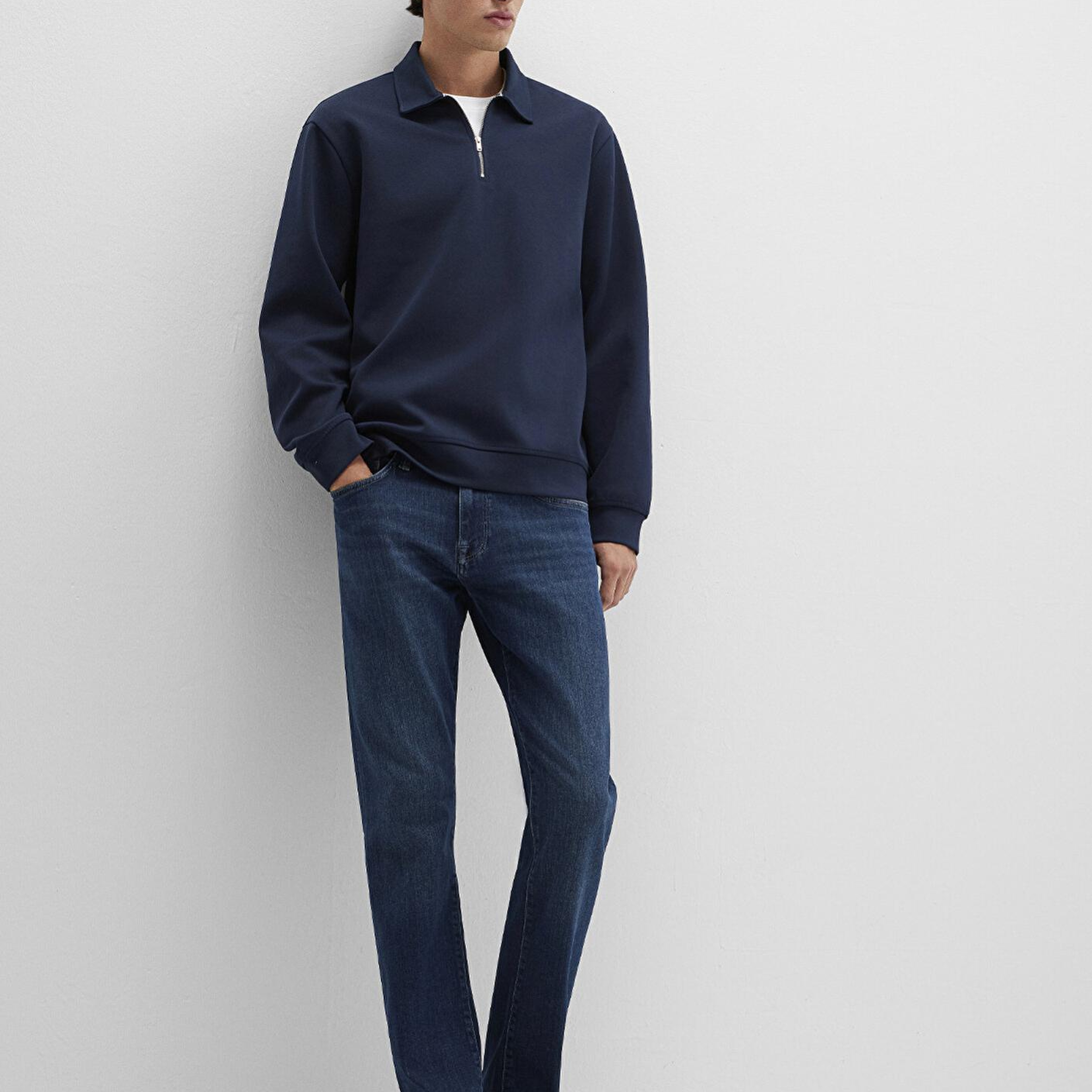 Mavi Marcus Lux Black Gölgeli Gece Mavisi Jean Pantolon 0035190824