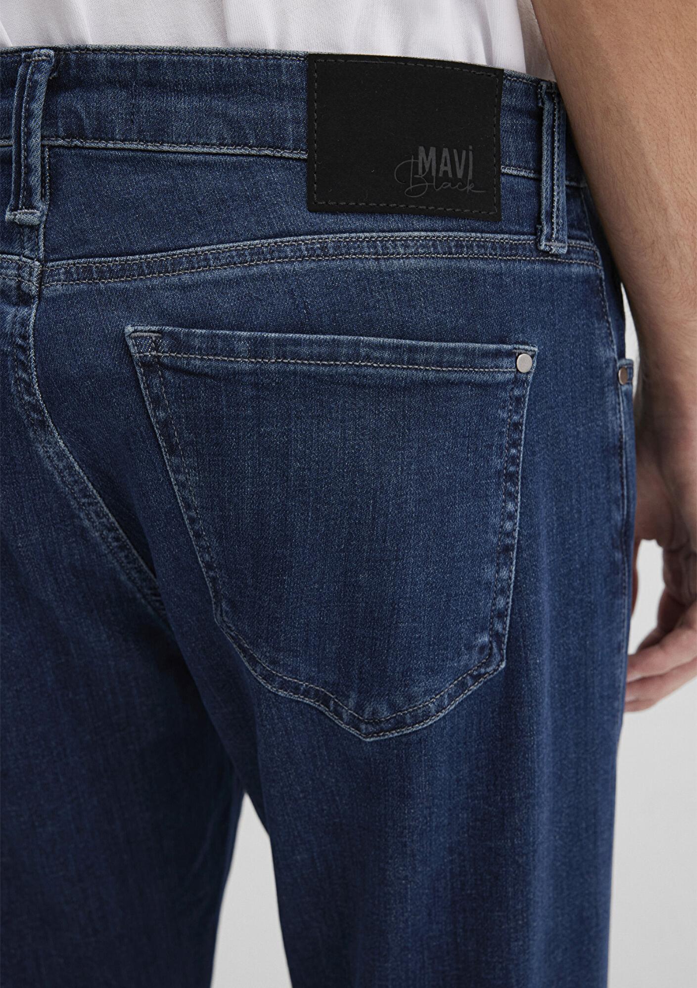 Mavi Marcus Lux Black Gölgeli Gece Mavisi Jean Pantolon 0035190824