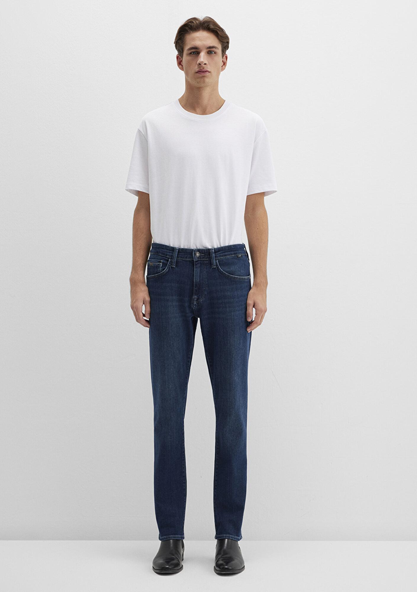 Mavi Marcus Lux Black Gölgeli Gece Mavisi Jean Pantolon 0035190824