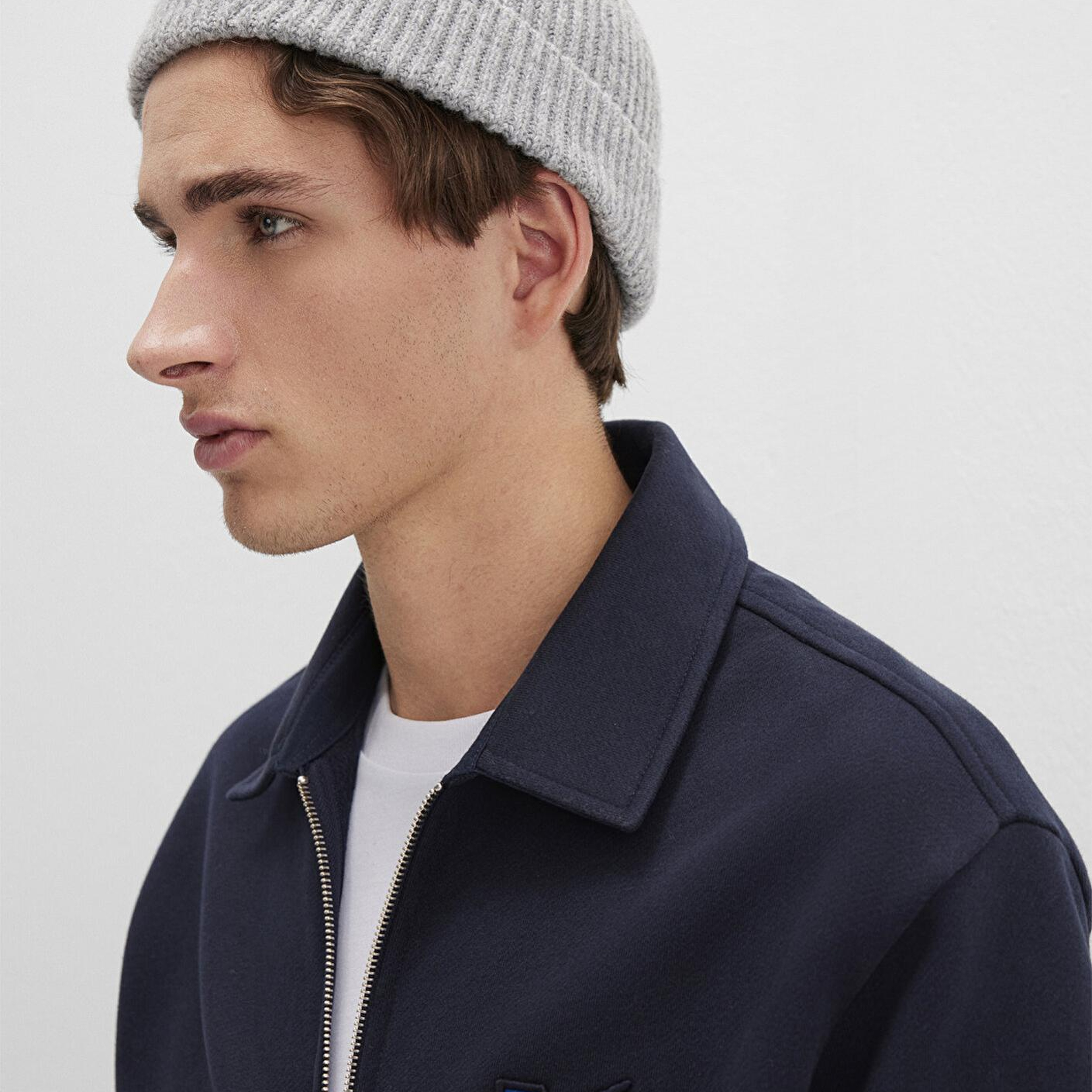 Mavi Yün Karışımlı Gri Bere 0912010-23854