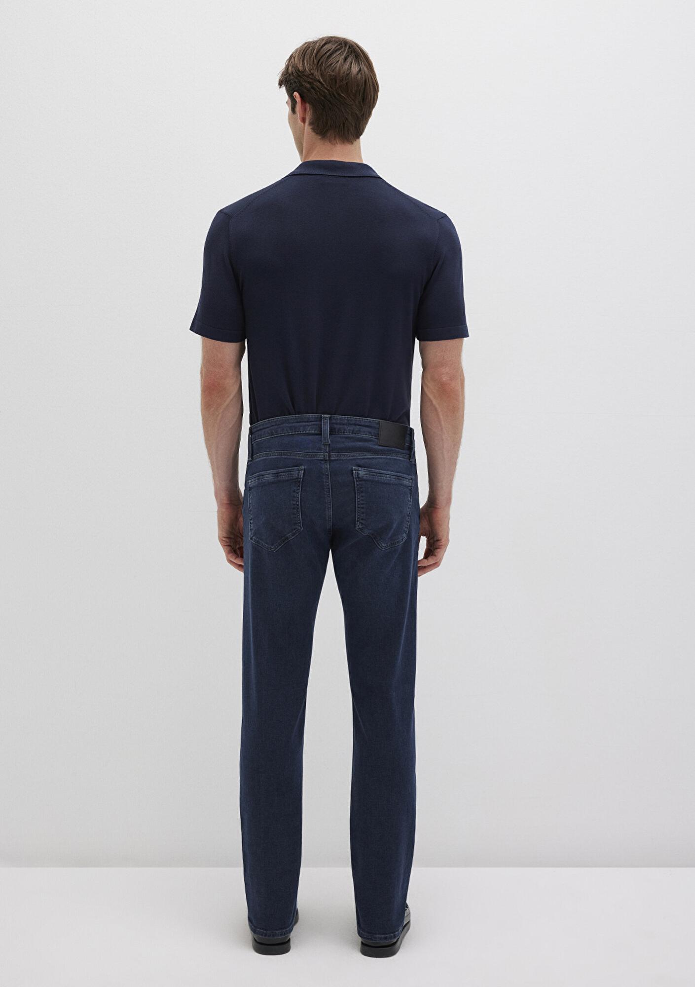 Mavi Marcus Sporty Puslu Mürekkep Mavi Jean Pantolon 0035190650