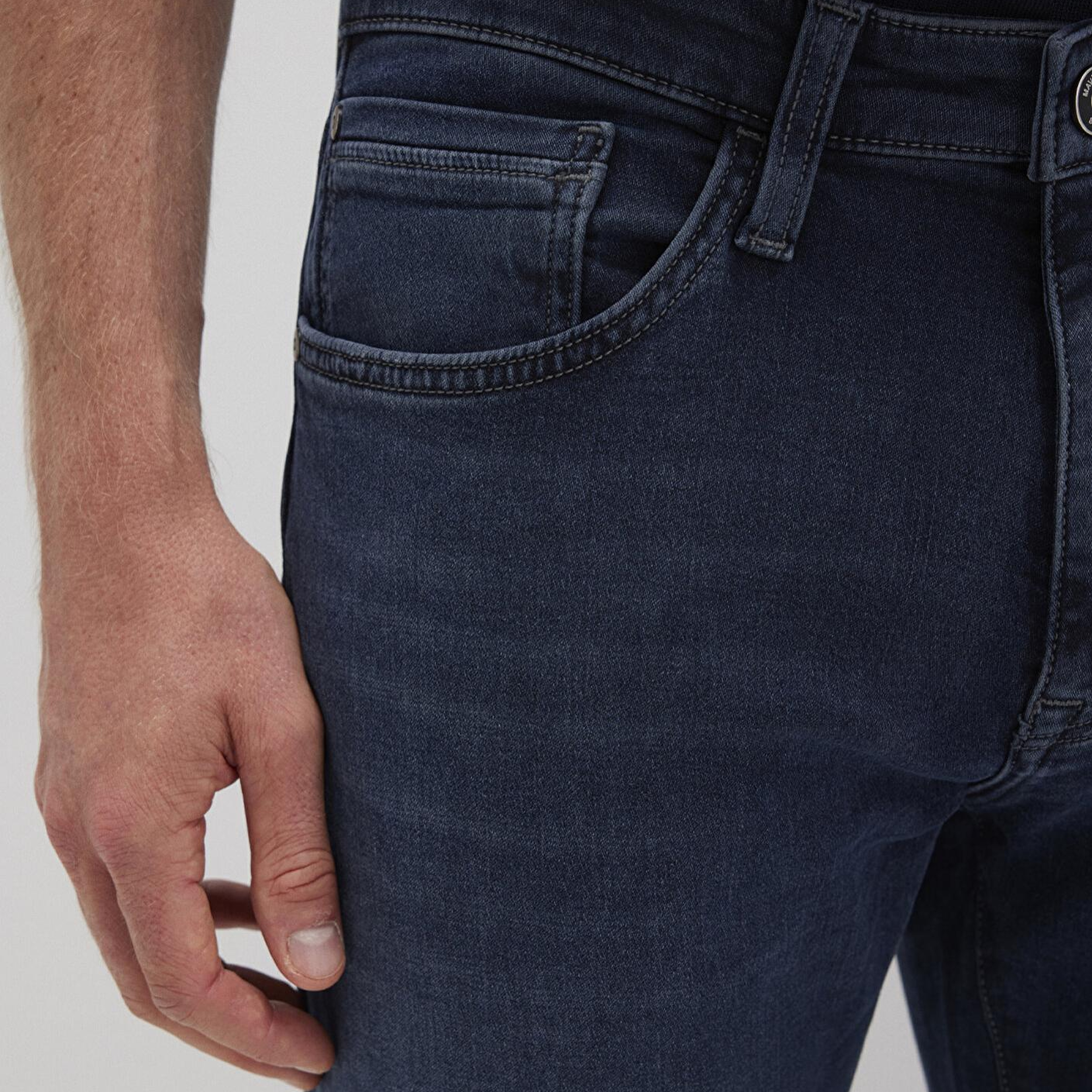 Mavi Marcus Sporty Puslu Mürekkep Mavi Jean Pantolon 0035190650