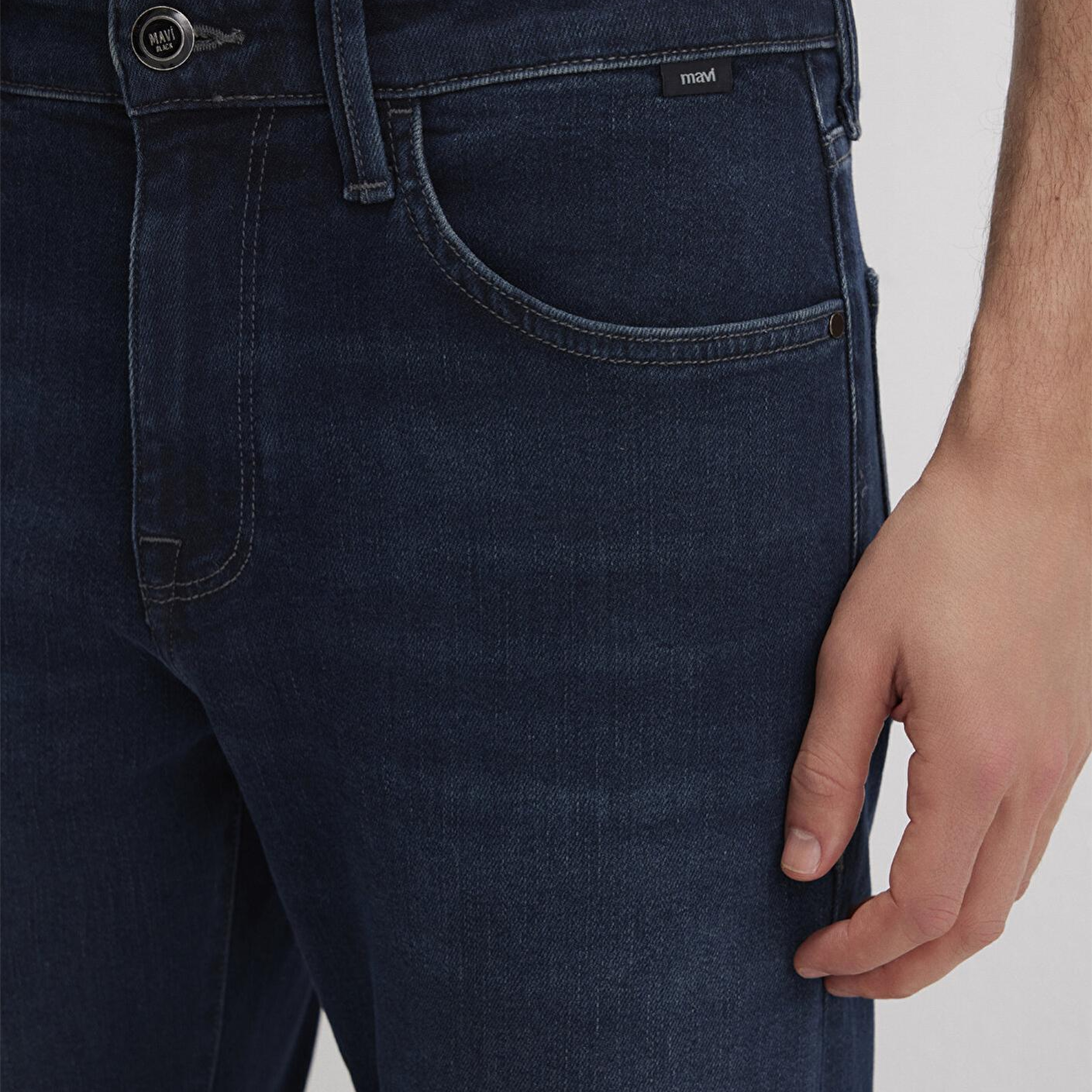 Mavi Hunter Lux Black Puslu Koyu Mavi Jean Pantolon 0020290825