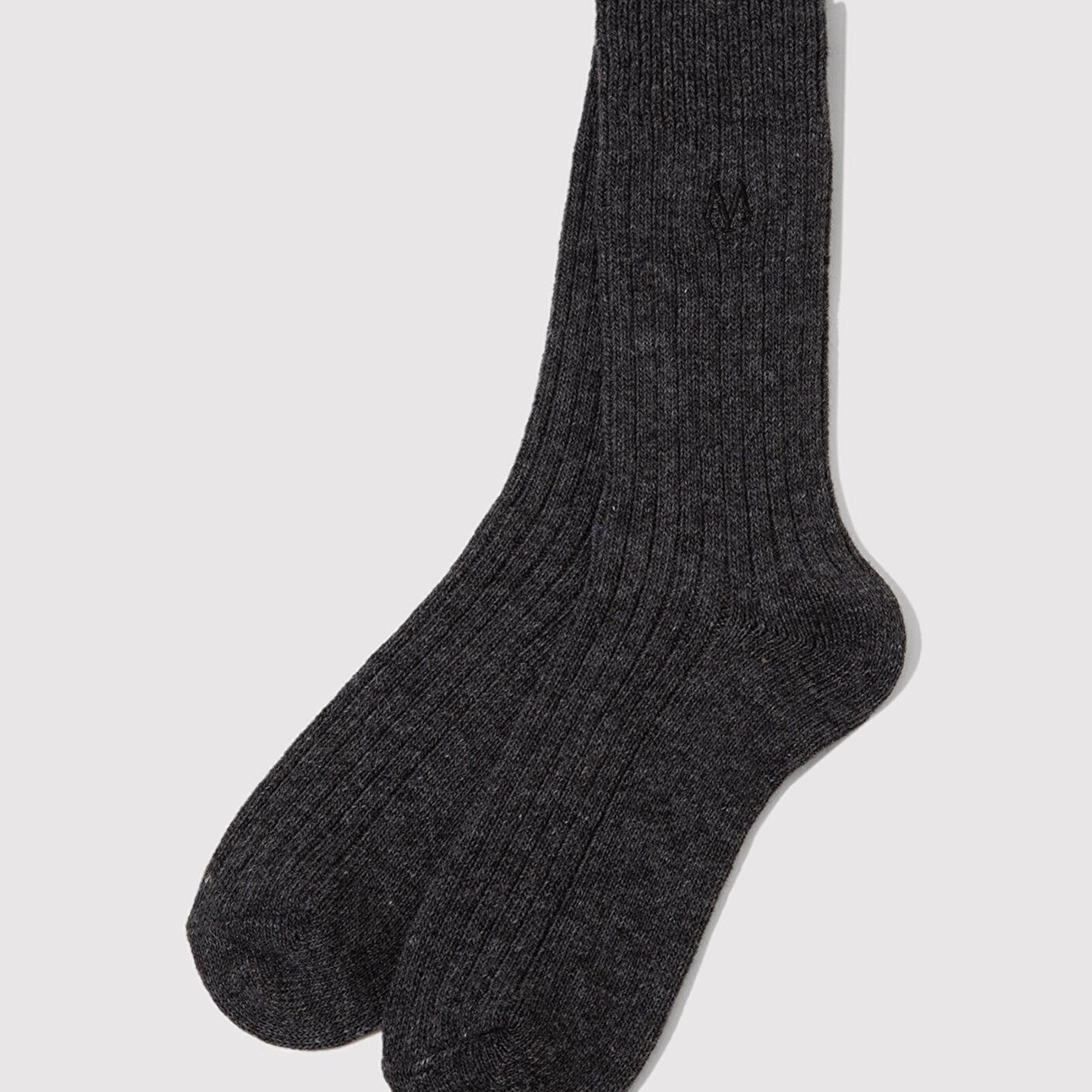 Mavi Yün Karışımlı Antrasit Bot Çorabı 0911999-24674