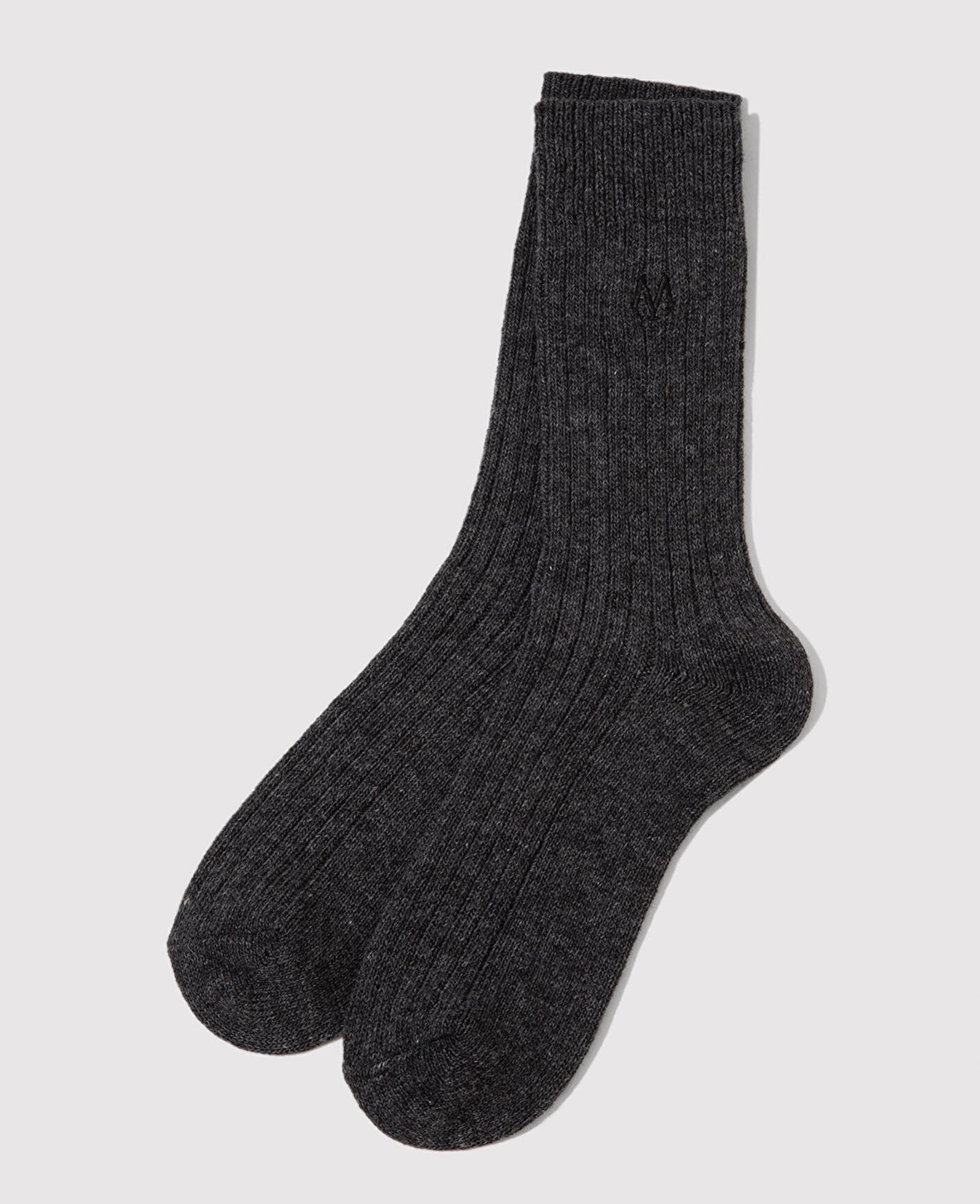Mavi Yün Karışımlı Antrasit Bot Çorabı 0911999-24674
