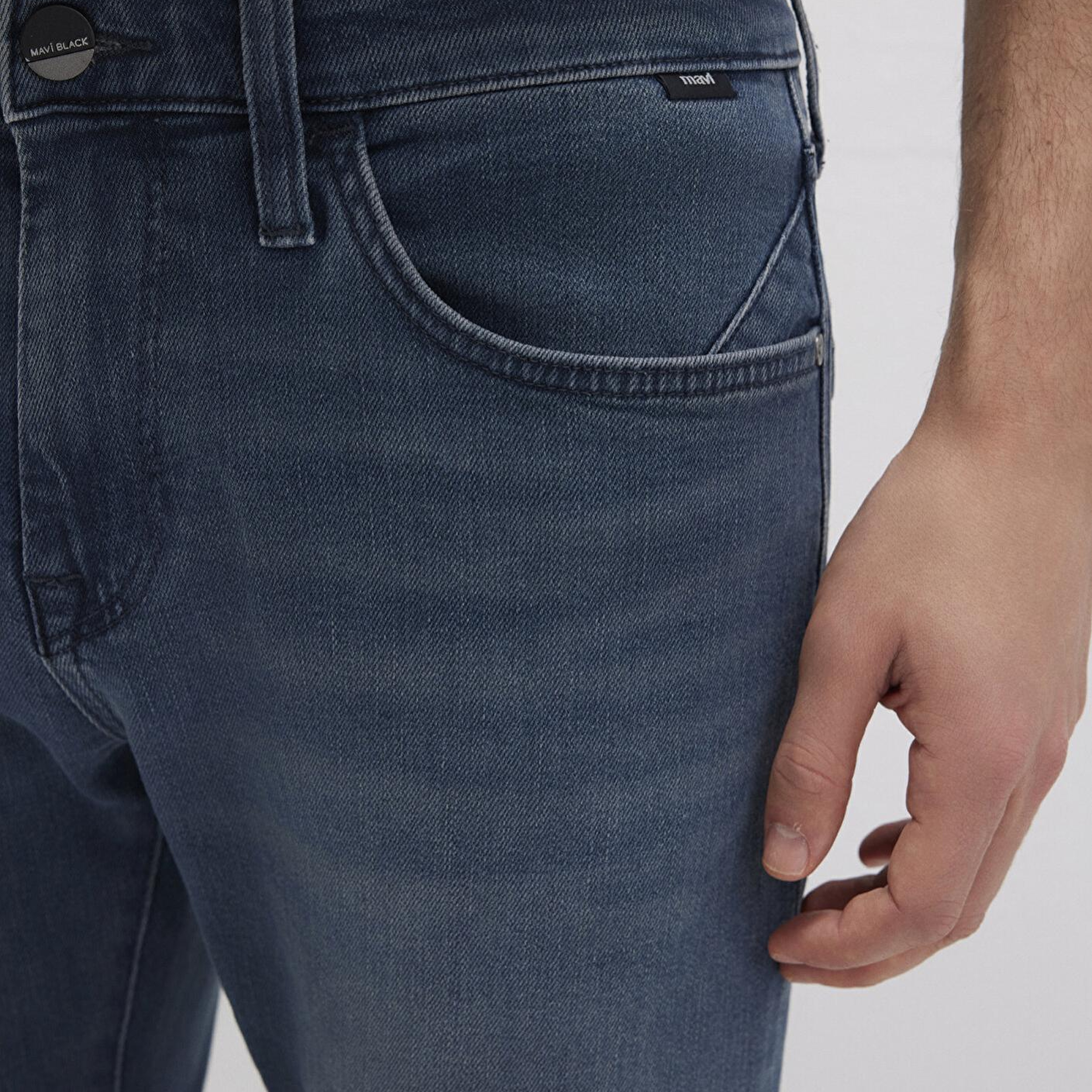 Mavi James Mavi Black Puslu Mürekkep Mavi Jean Pantolon 0042490667