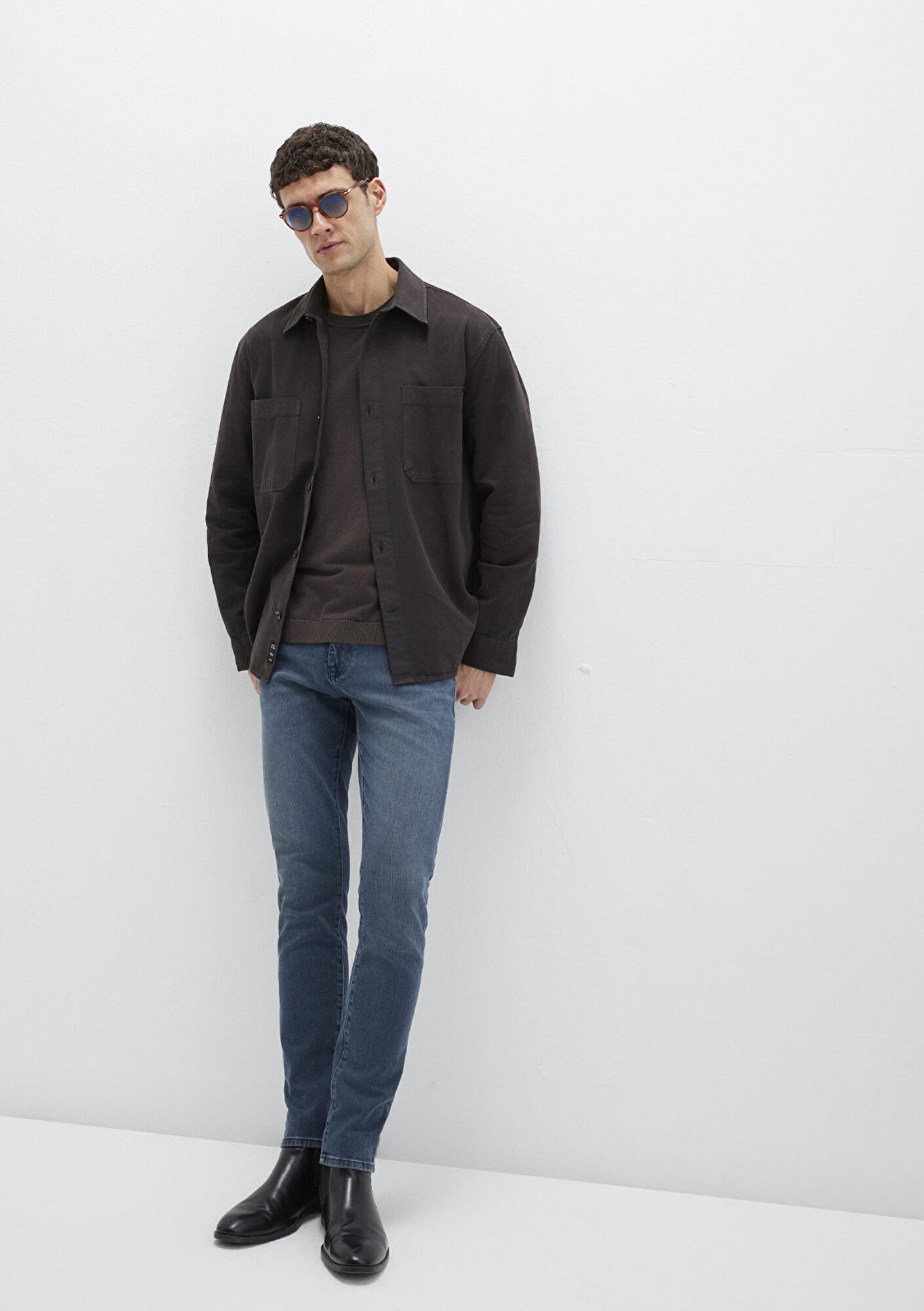 Mavi James Mavi Black Puslu Mürekkep Mavi Jean Pantolon 0042490667