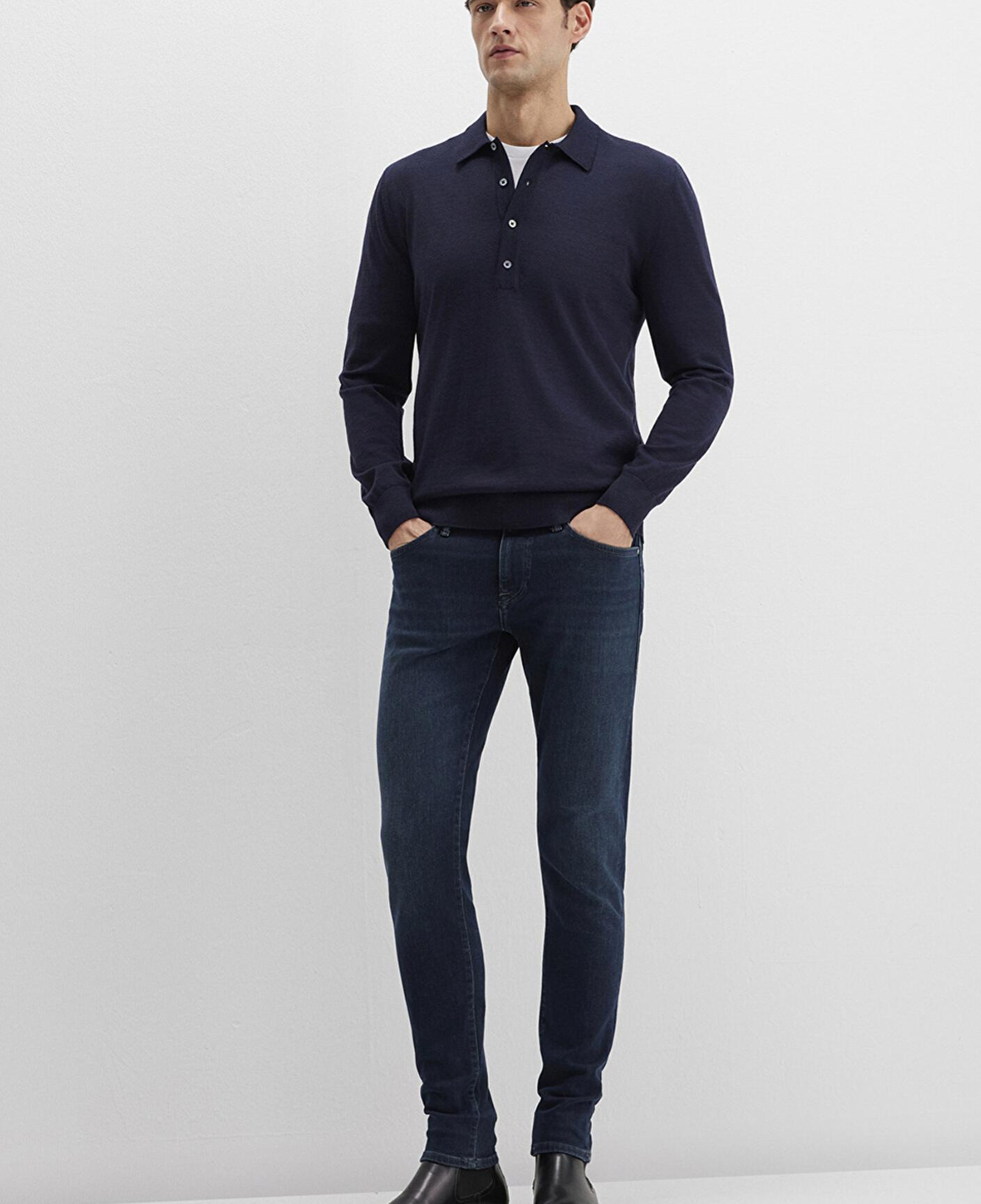 Mavi James Lux Black Puslu Koyu Mavi Jean Pantolon 0042490825