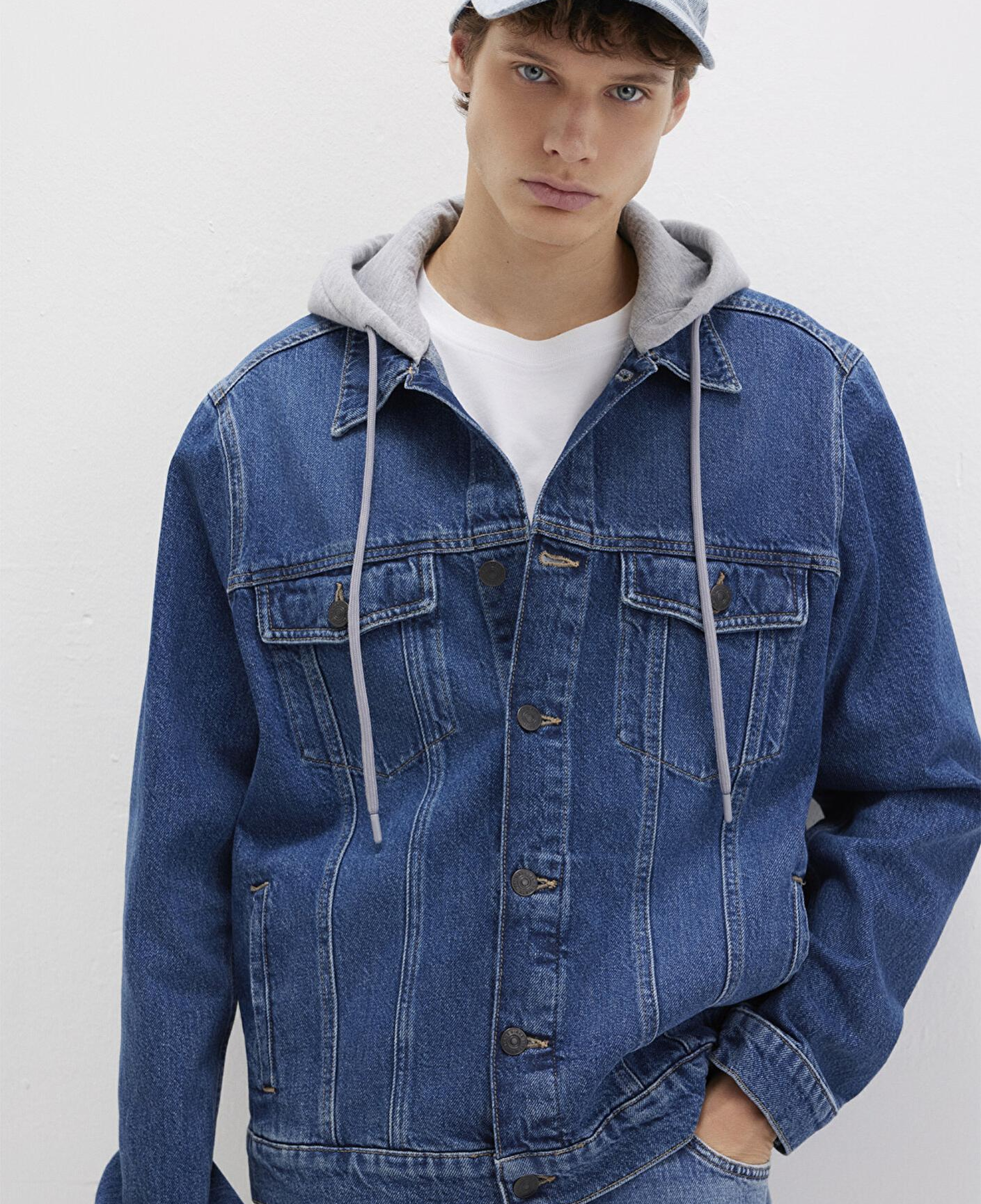 Mavi Brandon 90lar Vintage Koyu Mavi Jean Ceket 0112808-90839