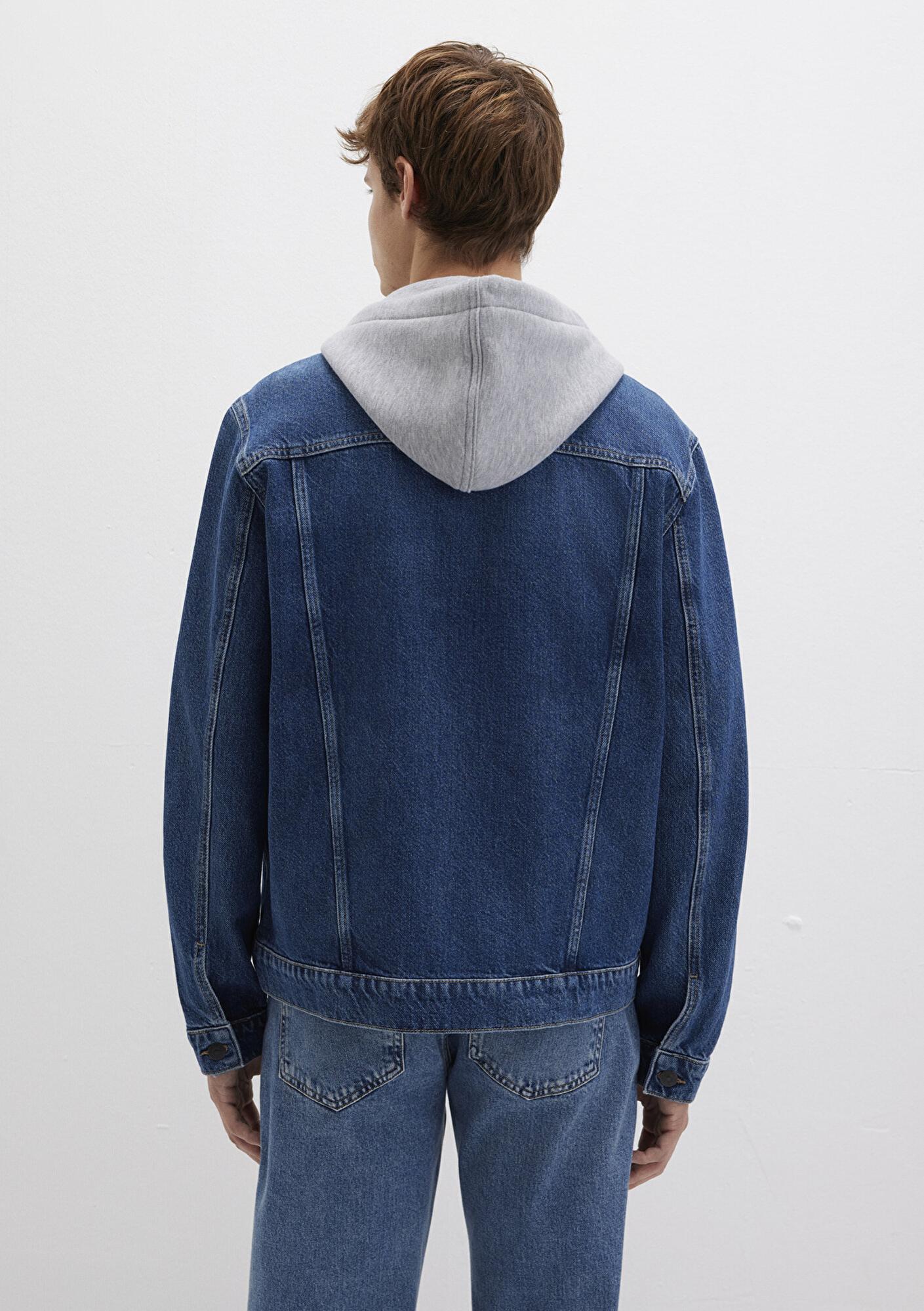 Mavi Brandon 90lar Vintage Koyu Mavi Jean Ceket 0112808-90839