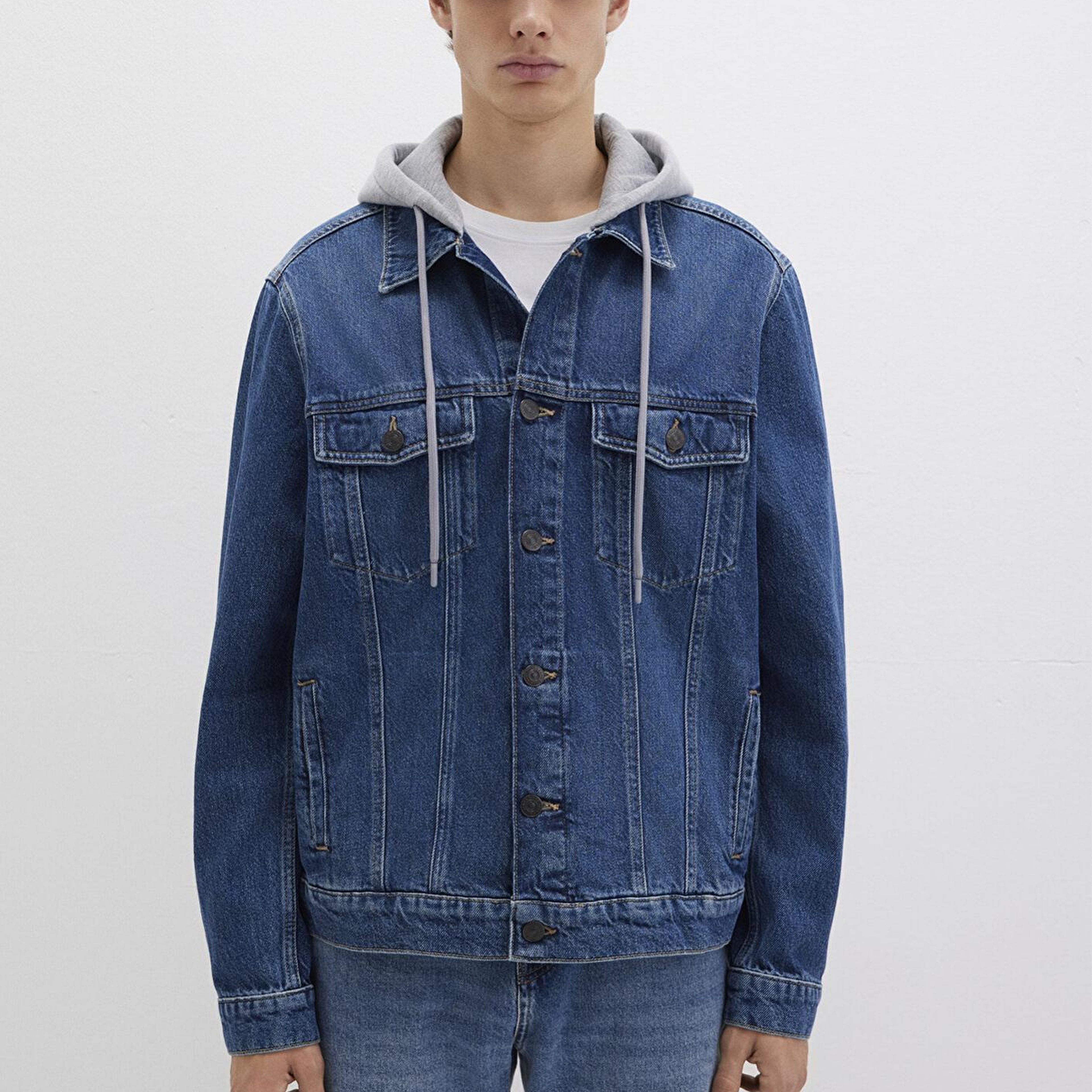 Mavi Brandon 90lar Vintage Koyu Mavi Jean Ceket 0112808-90839