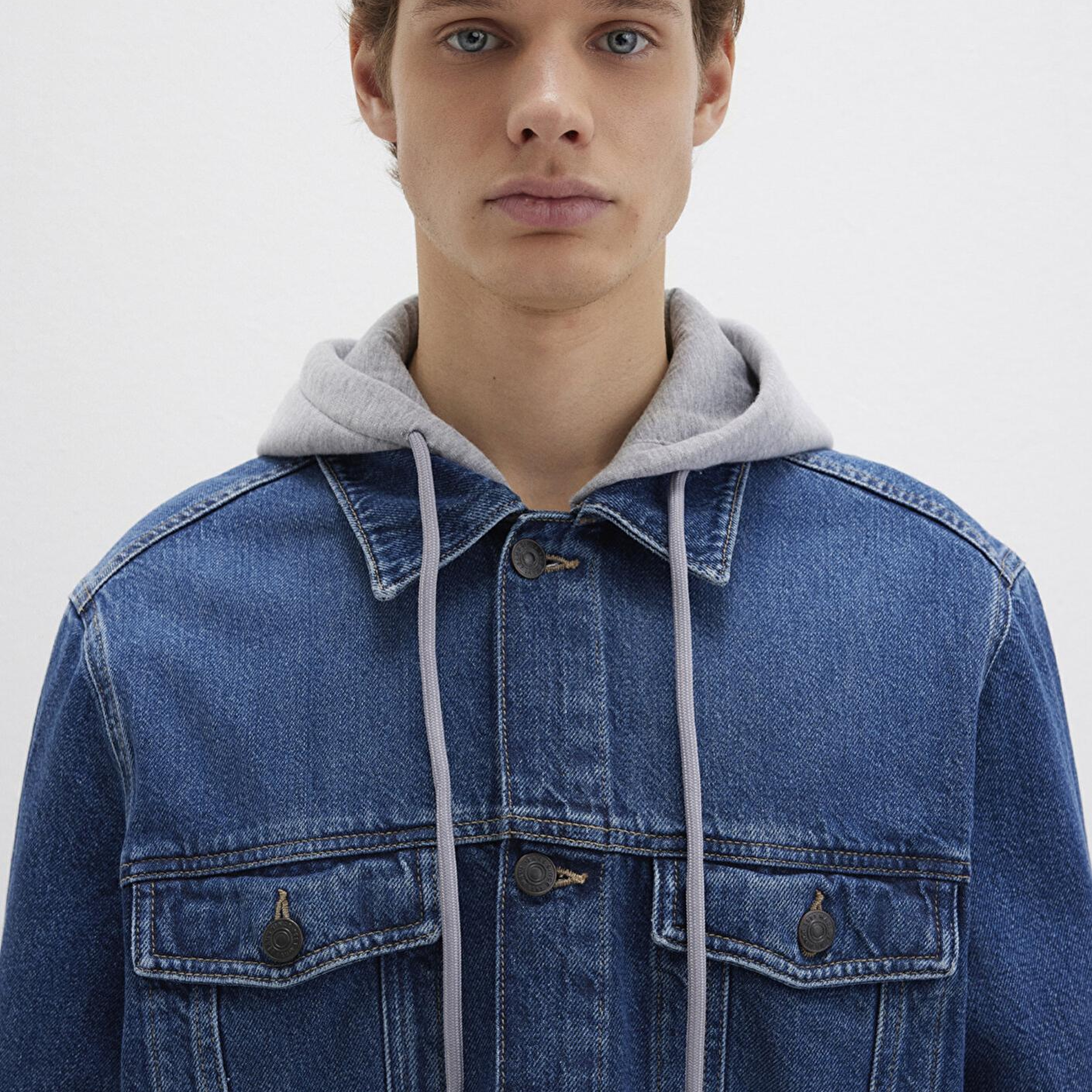 Mavi Brandon 90lar Vintage Koyu Mavi Jean Ceket 0112808-90839