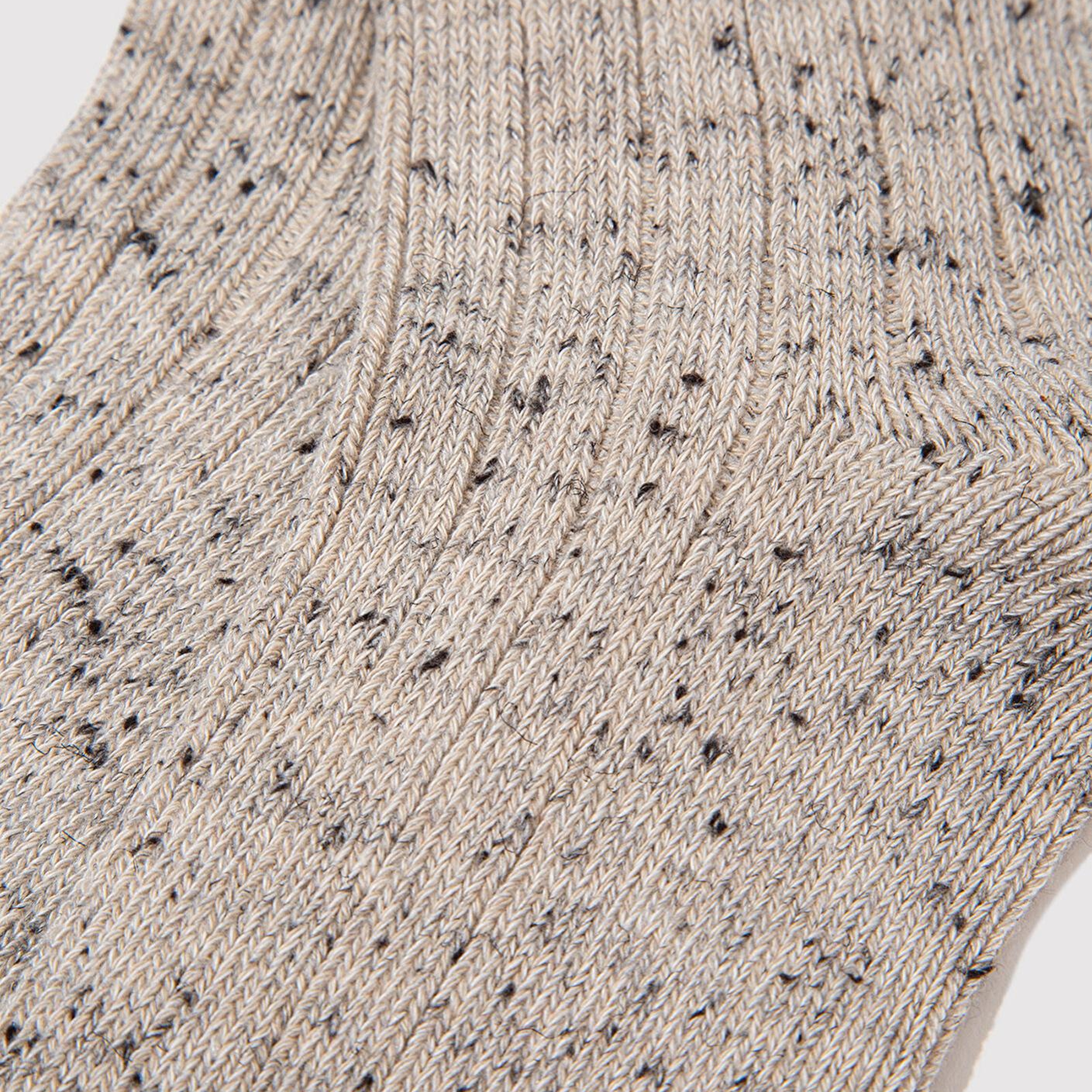 Mavi M Logo Nakışlı Ekru Bot Çorabı 0911615-70007