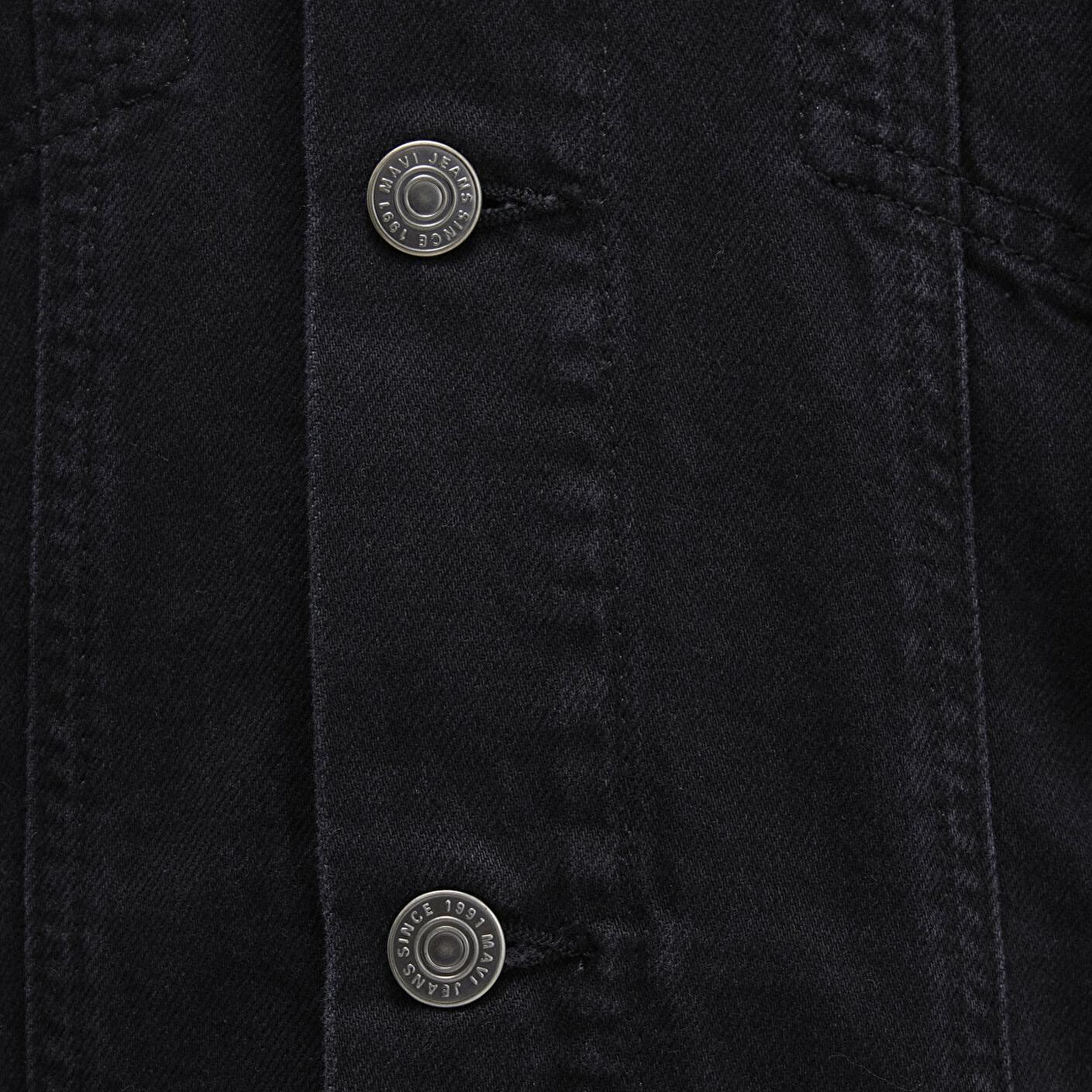 Mavi Lenny 90lar Rinse Antrasit Jean Ceket 0112735-90769