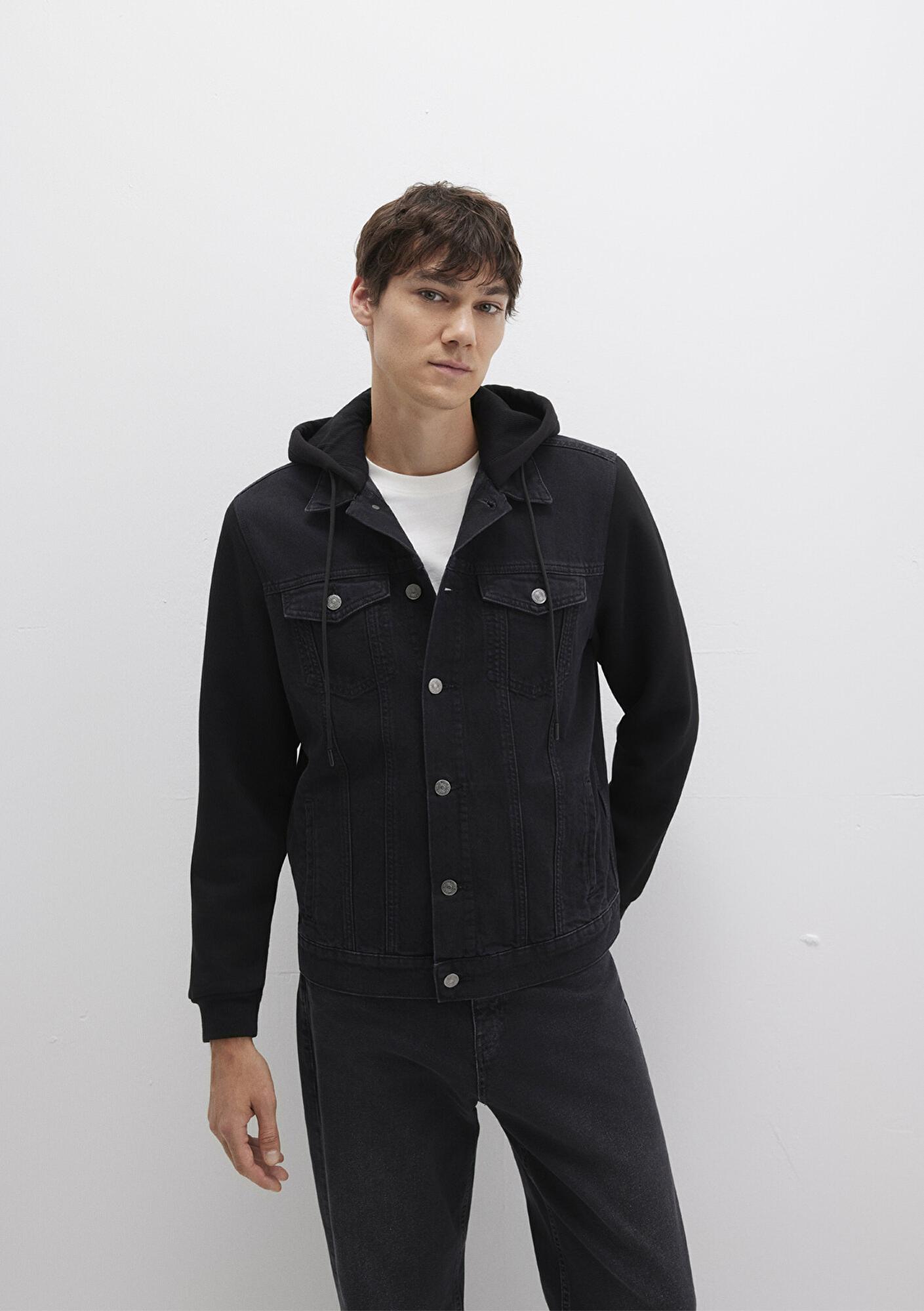 Mavi Lenny 90lar Rinse Antrasit Jean Ceket 0112735-90769