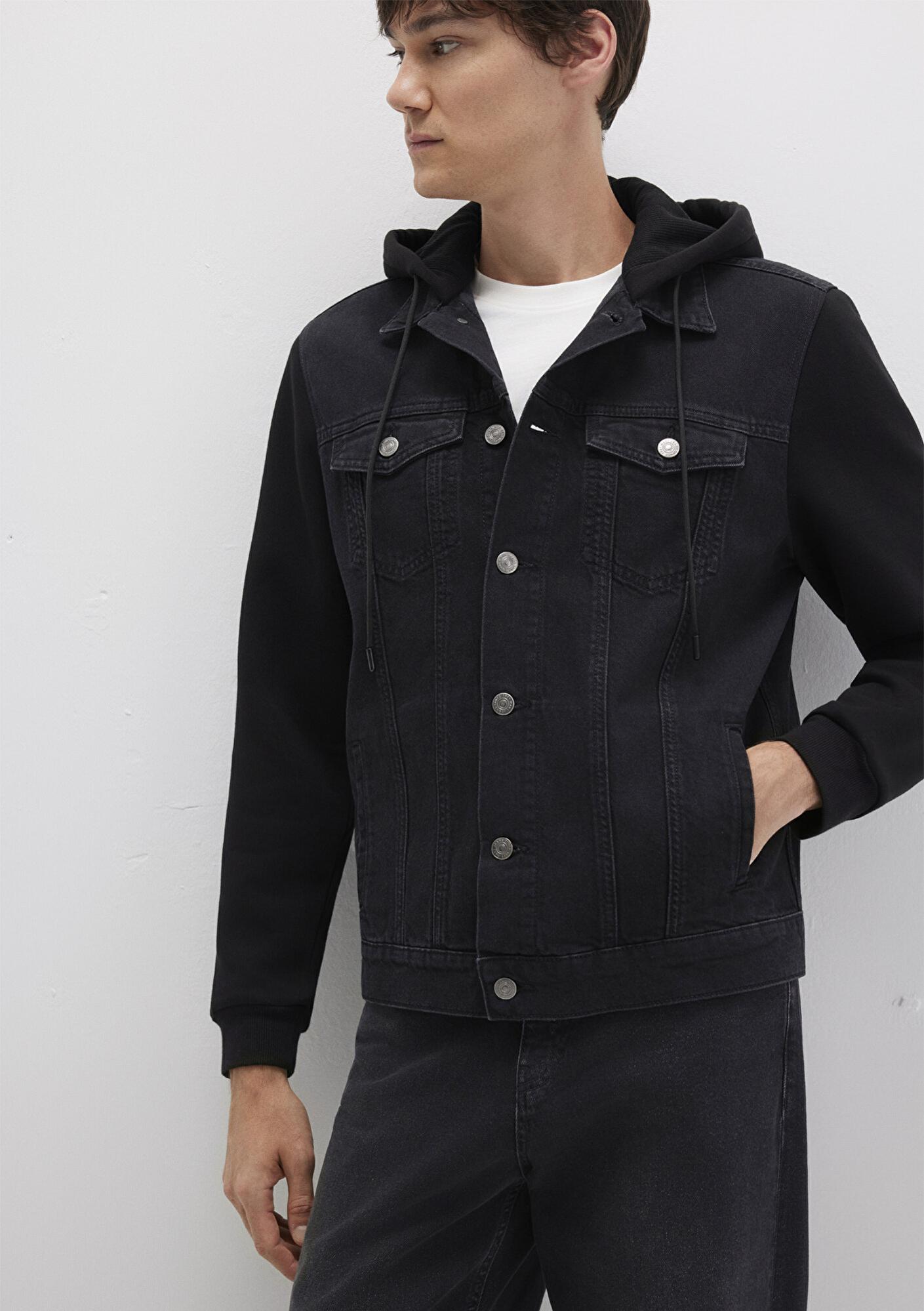 Mavi Lenny 90lar Rinse Antrasit Jean Ceket 0112735-90769