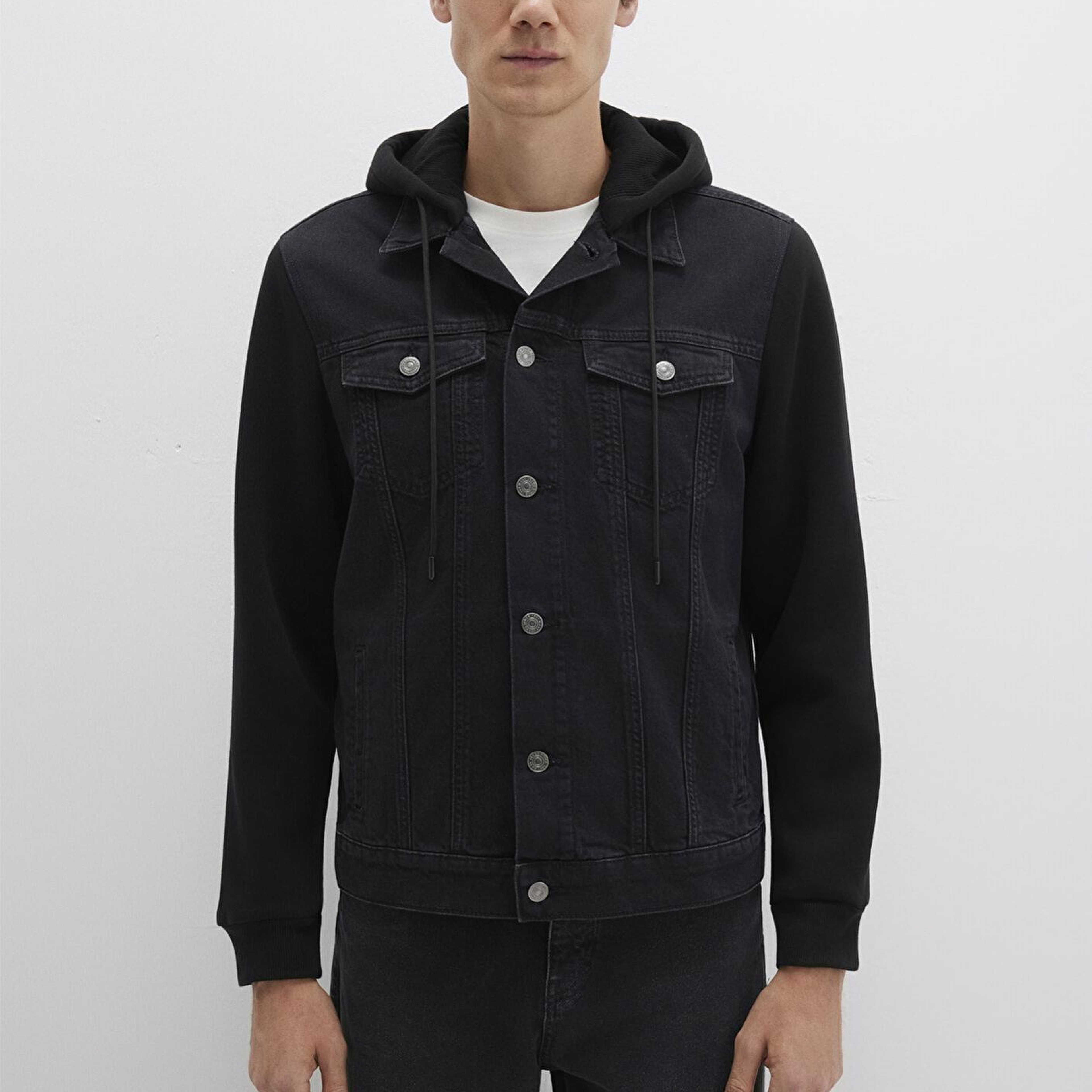 Mavi Lenny 90lar Rinse Antrasit Jean Ceket 0112735-90769