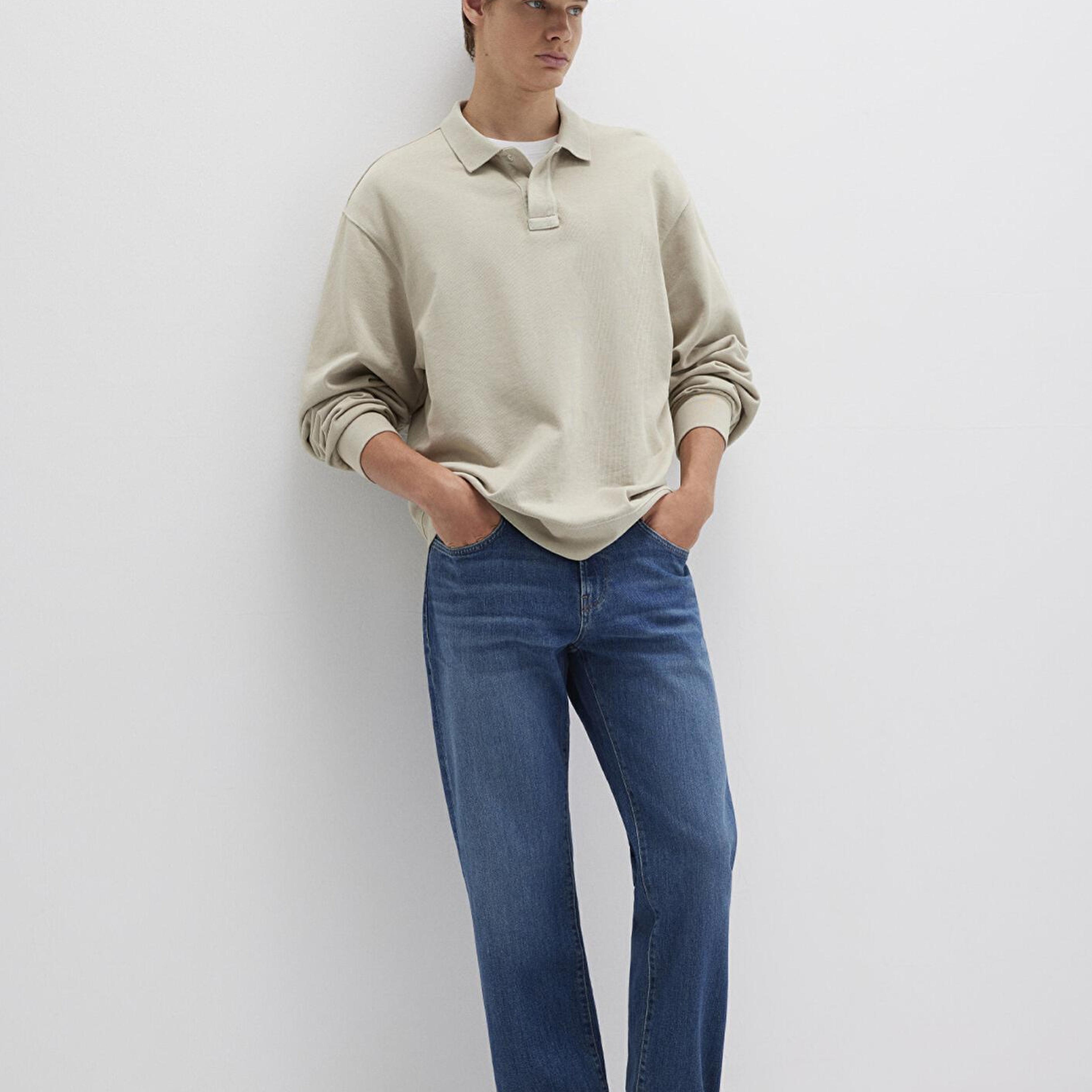 Mavi Lisbon Classic Denim Puslu Vintage Koyu Mavi Jean Pantolon 0010039-90818