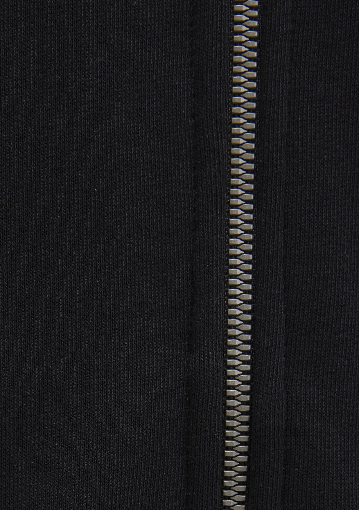 Mavi Kapüşonlu Fermuarlı Siyah Sweatshirt 0S10423-900