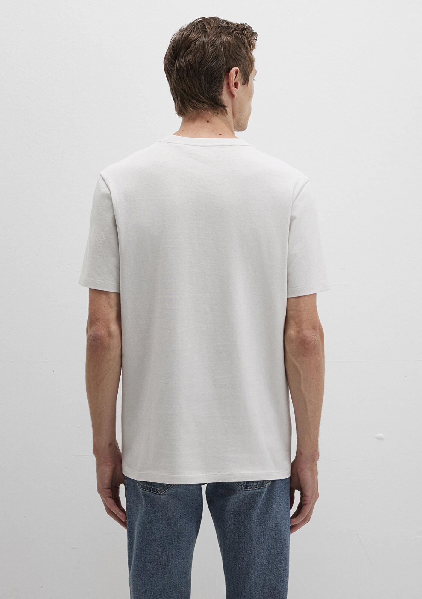 Mavi Mavi Logo Baskılı Gri Tişört Regular Fit / Normal Kesim 0612936-80192