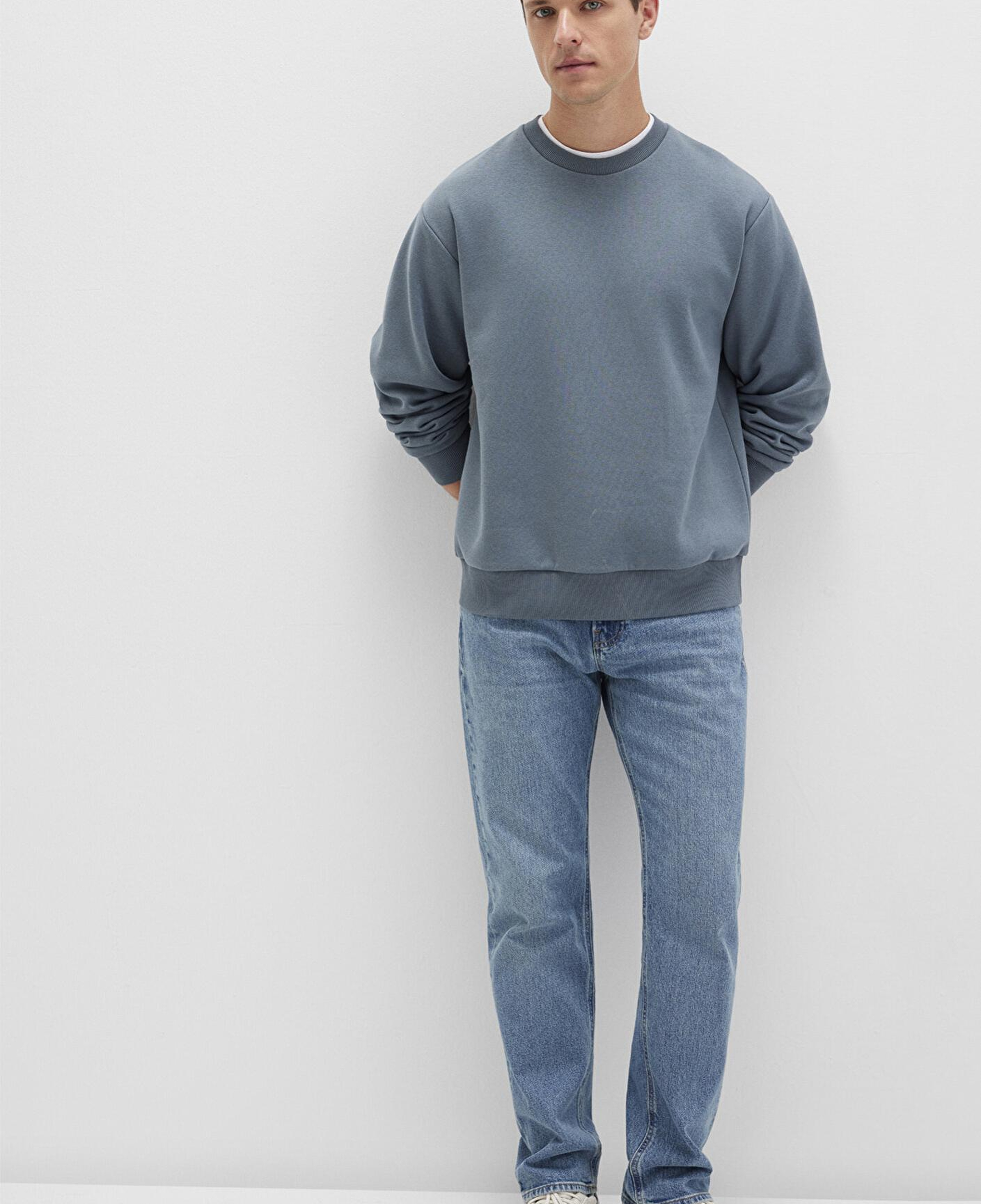 Mavi Bisiklet Yaka Mavi Basic Sweatshirt 0S10276-80889