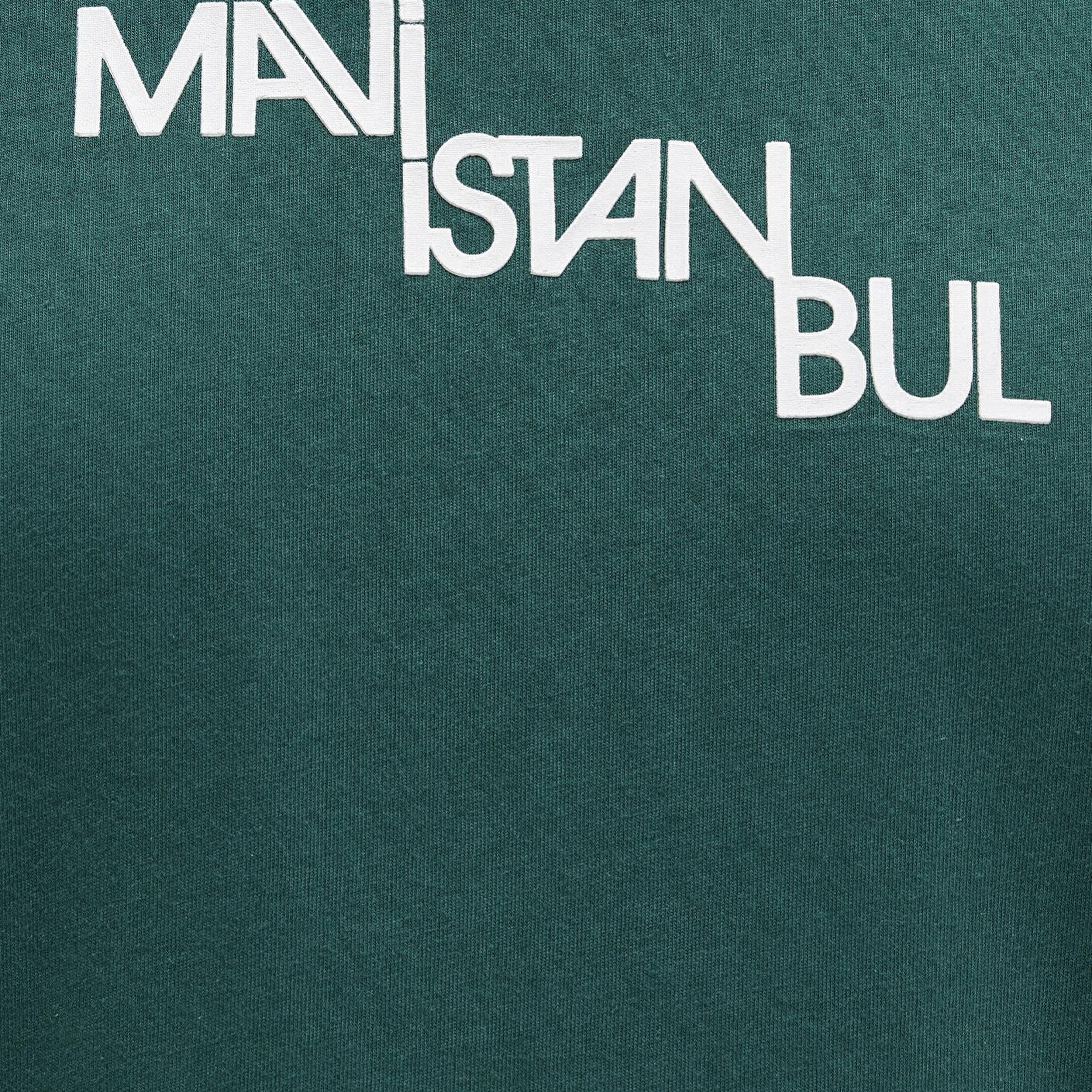 Mavi Mavi İstanbul Baskılı Yeşil Tişört Regular Fit / Normal Kesim 0612274-90960