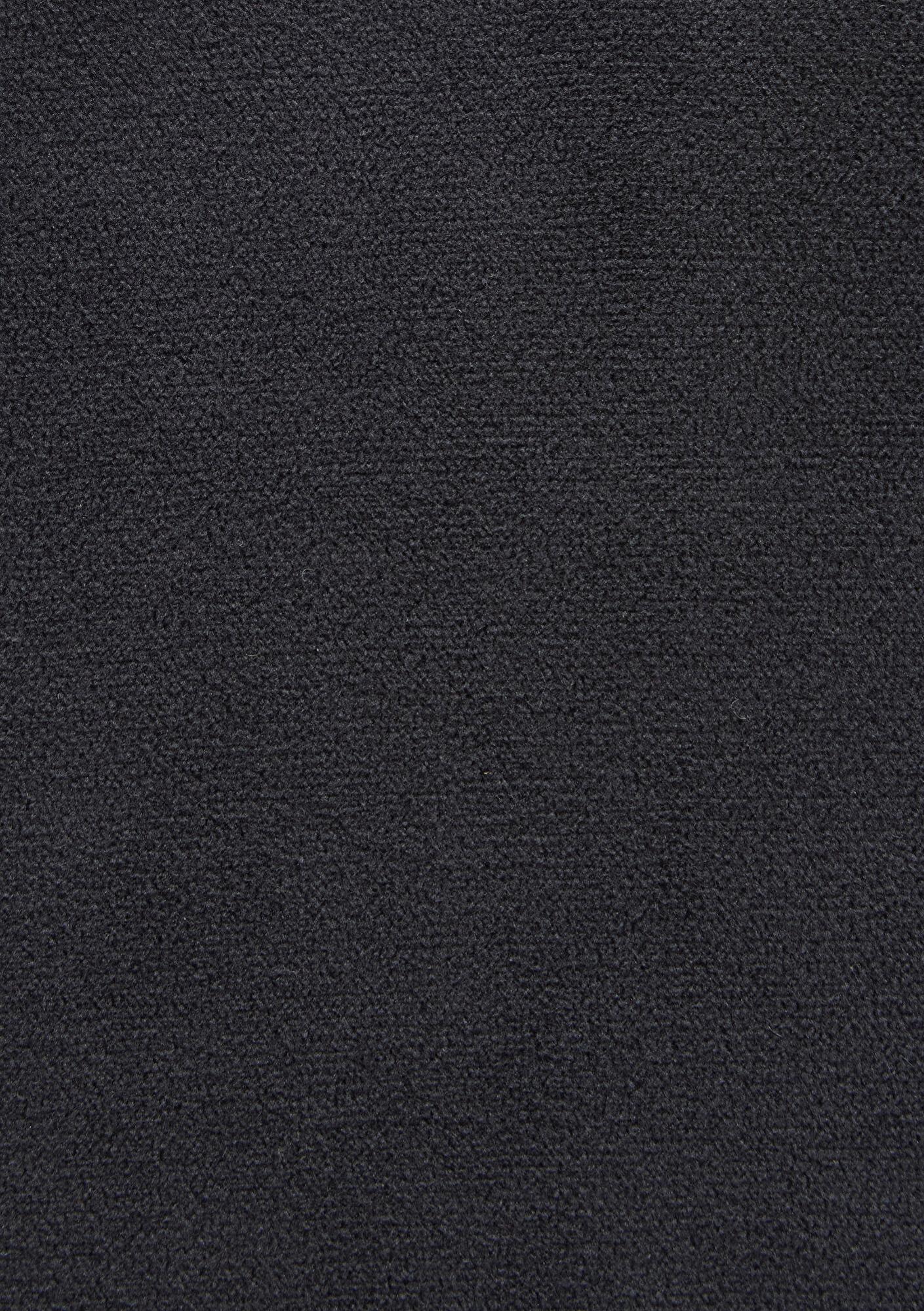 Mavi Dik Yaka Antrasit Polar Sweatshirt Loose Fit / Bol Rahat Kesim 0110738-80776