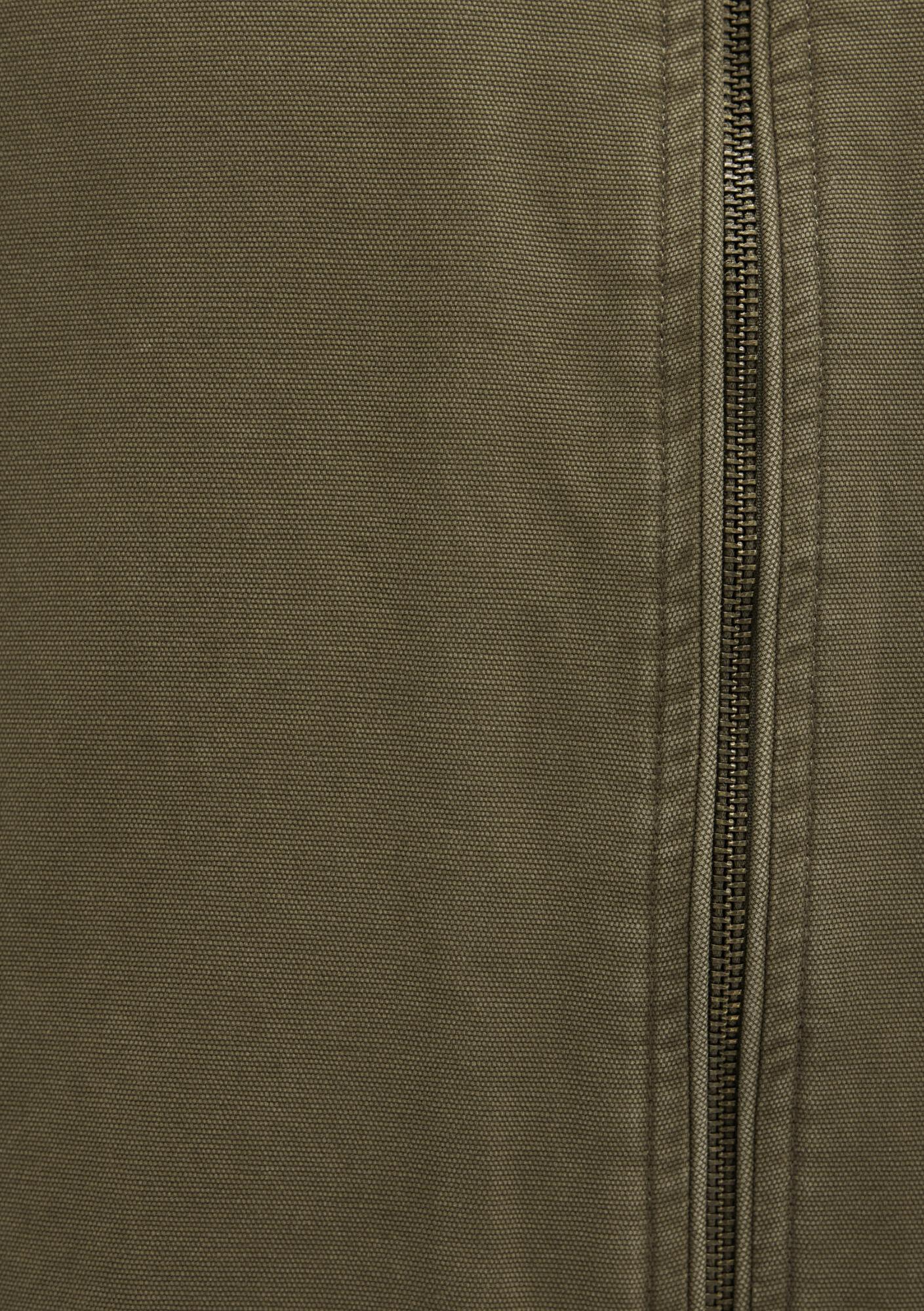 Mavi Suni Kürk Detaylı Yeşil Ceket Loose Fit / Bol Rahat Kesim 0110627-87538