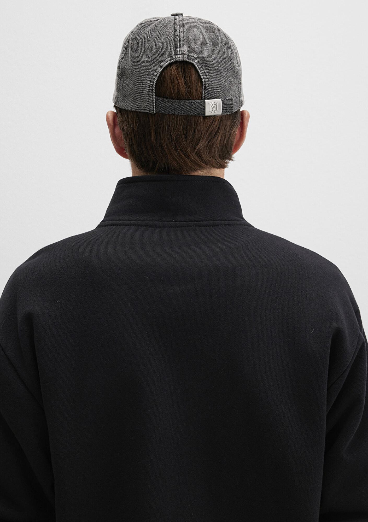 Mavi Ghosting Baskılı Antrasit Şapka 0911927-83811