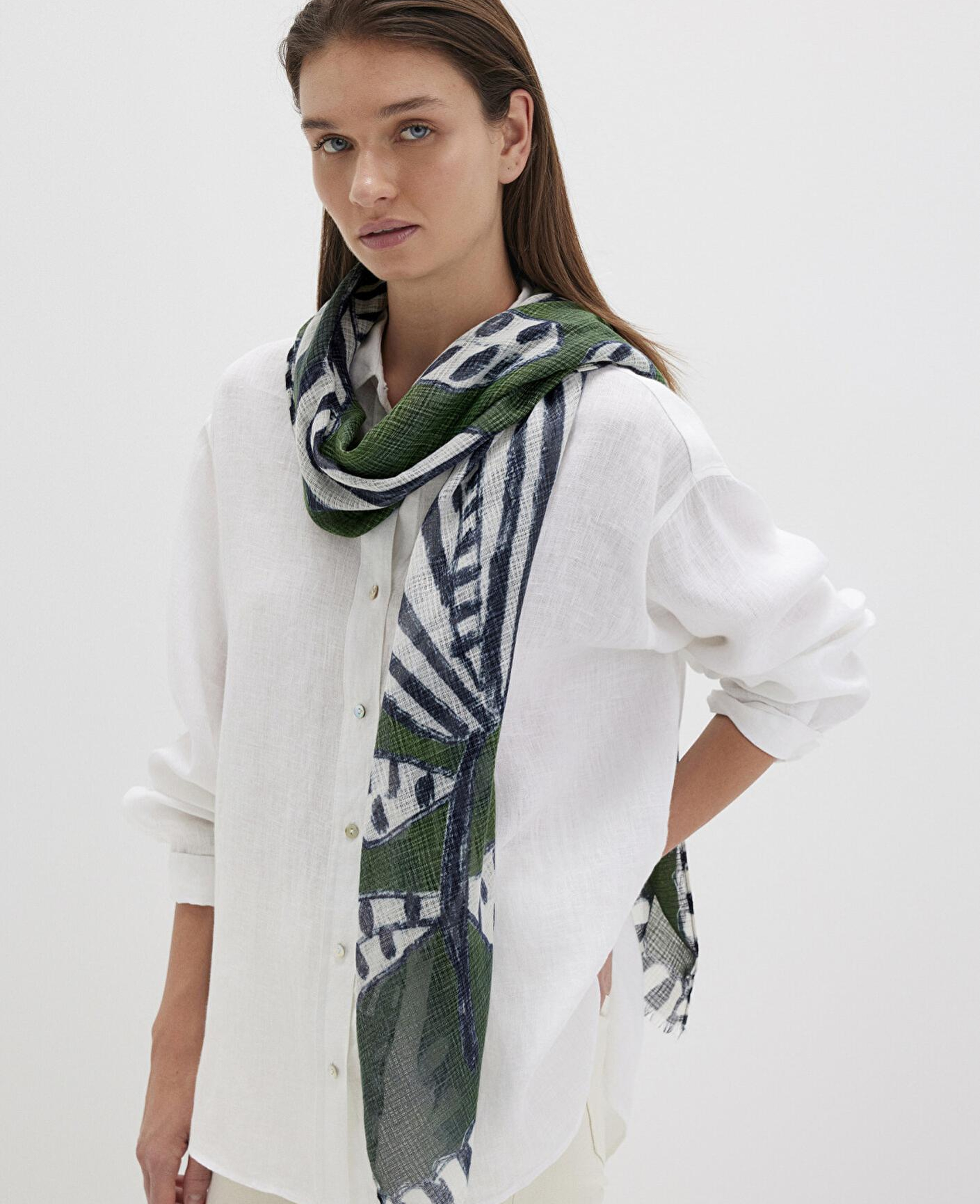 Mavi Yeşil Şal 1913439-86770