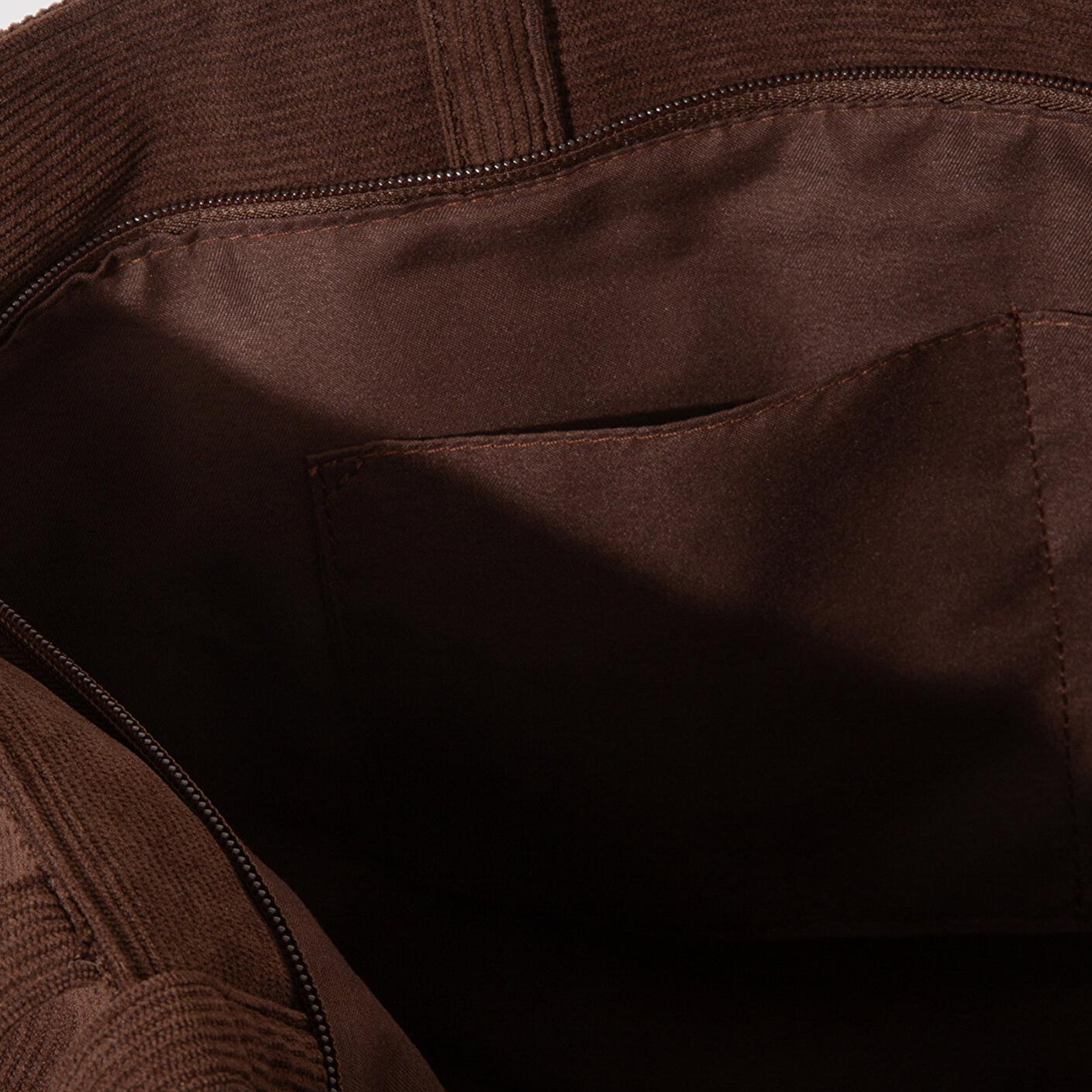 Mavi Kahverengi Kadife Omuz Çantası 1913398-71595