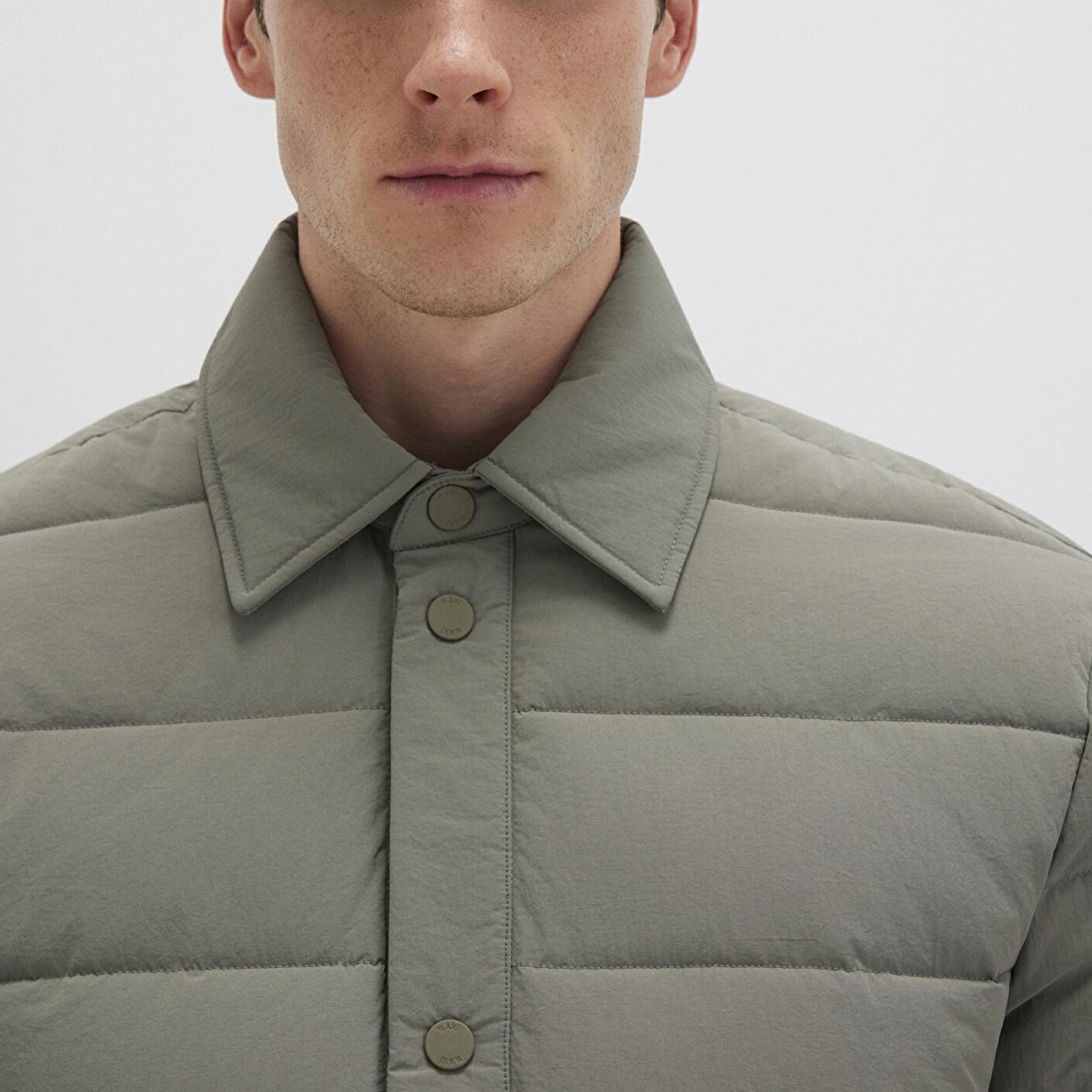 Mavi Yeşil Şişme Mont 0110599-85485