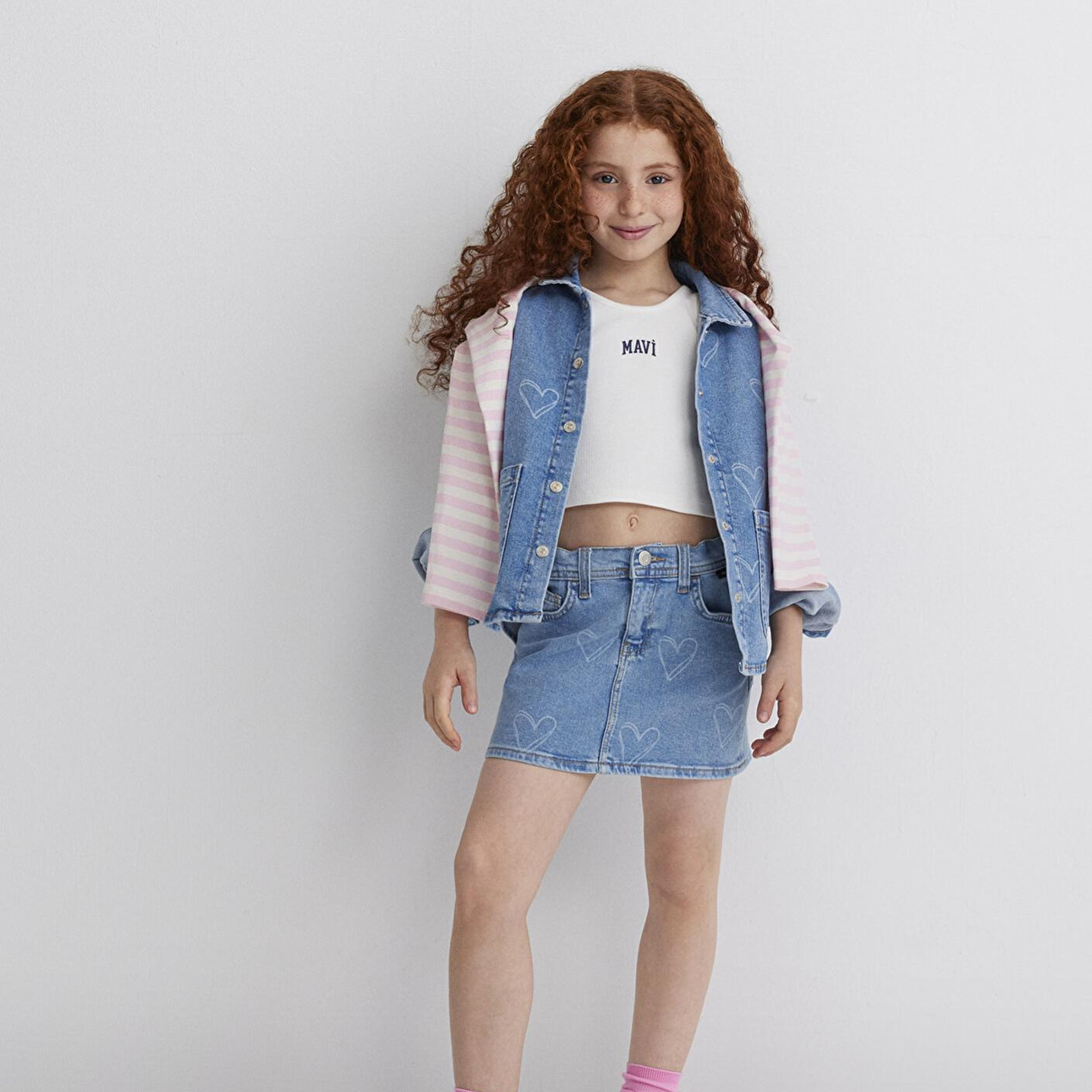 Mavi Lyora Açık Mavi Jean Etek 7310000-89486