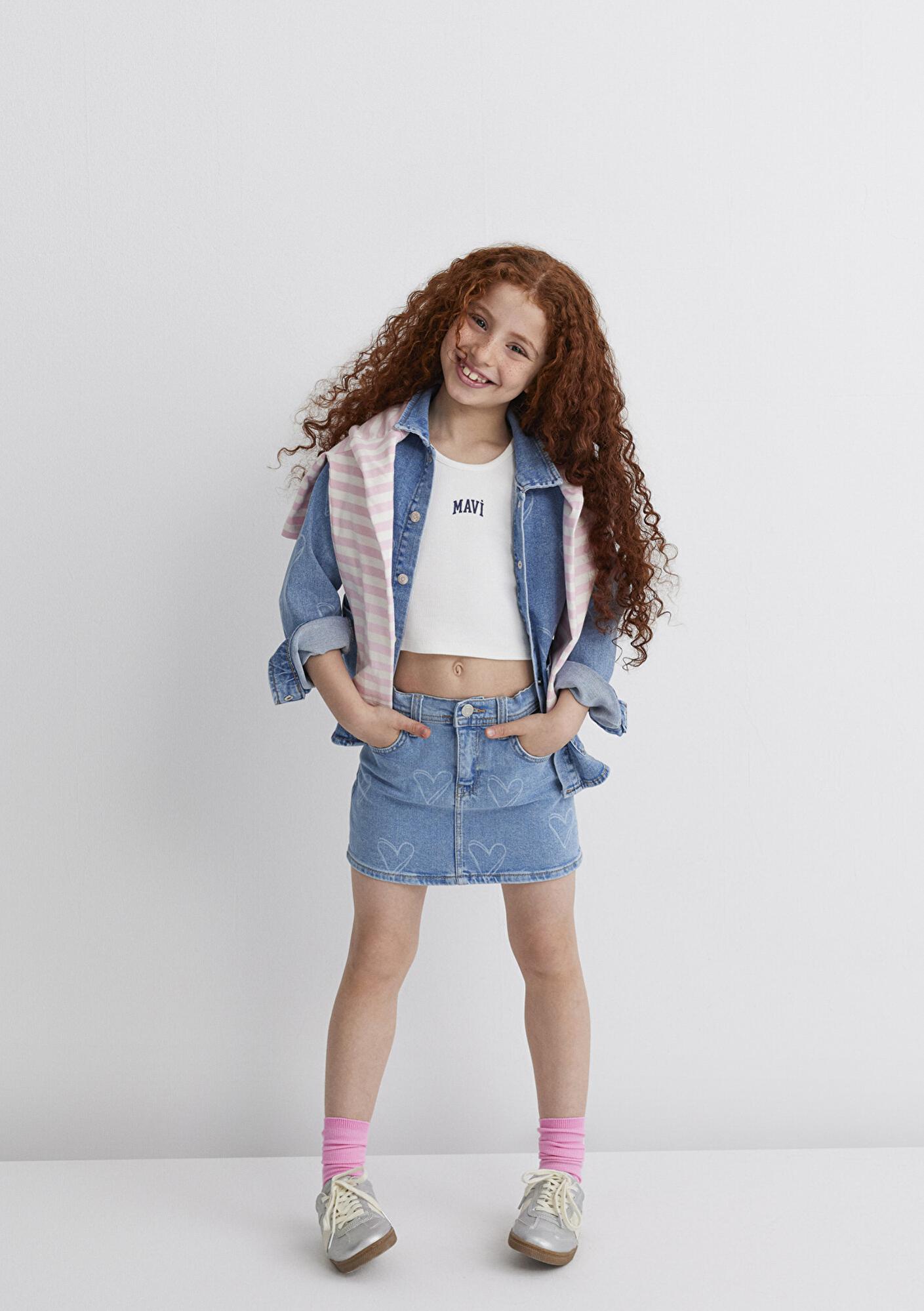 Mavi Lyora Açık Mavi Jean Etek 7310000-89486