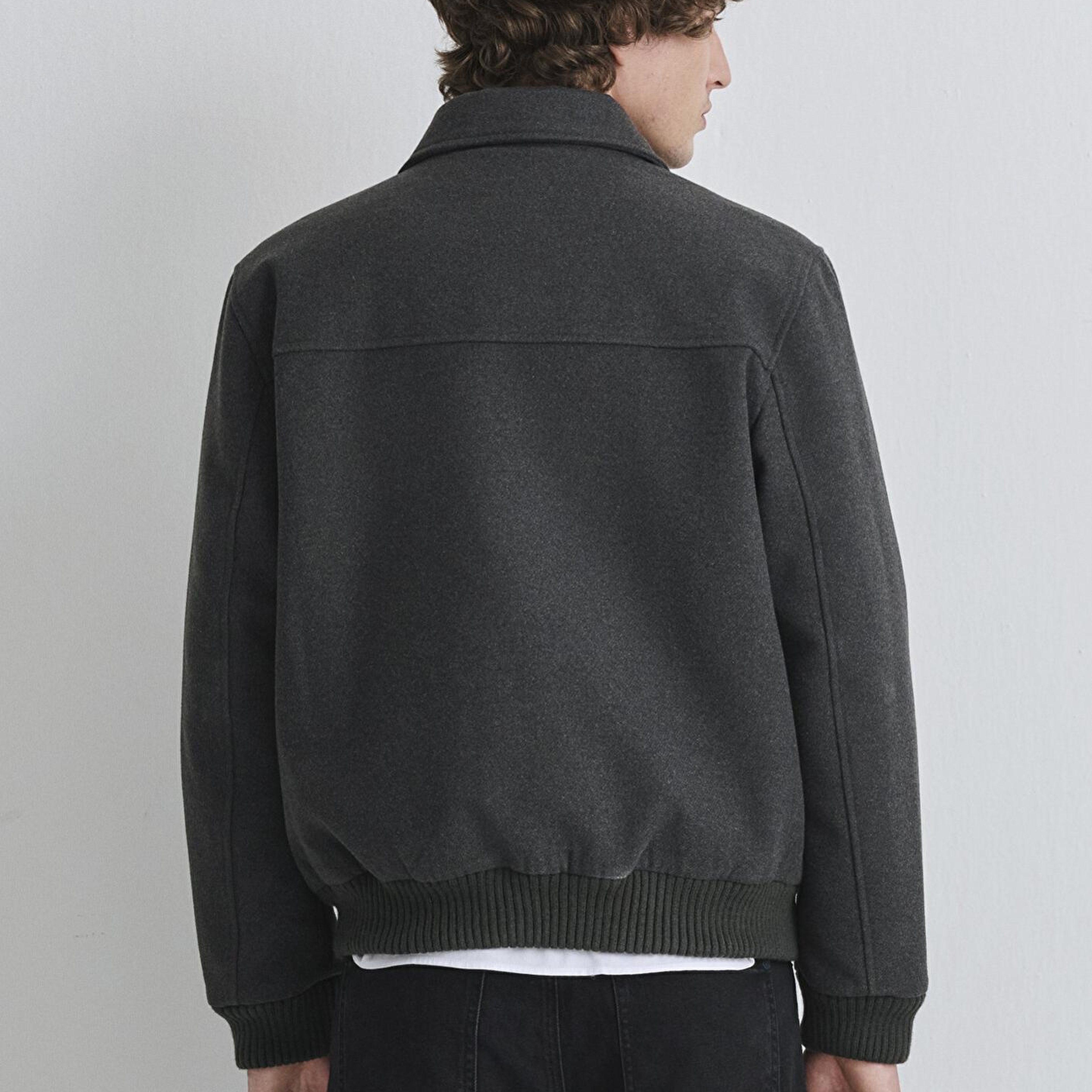 Mavi Yün Karışımlı Antrasit Ceket Regular Fit / Normal Kesim 0110658-80023