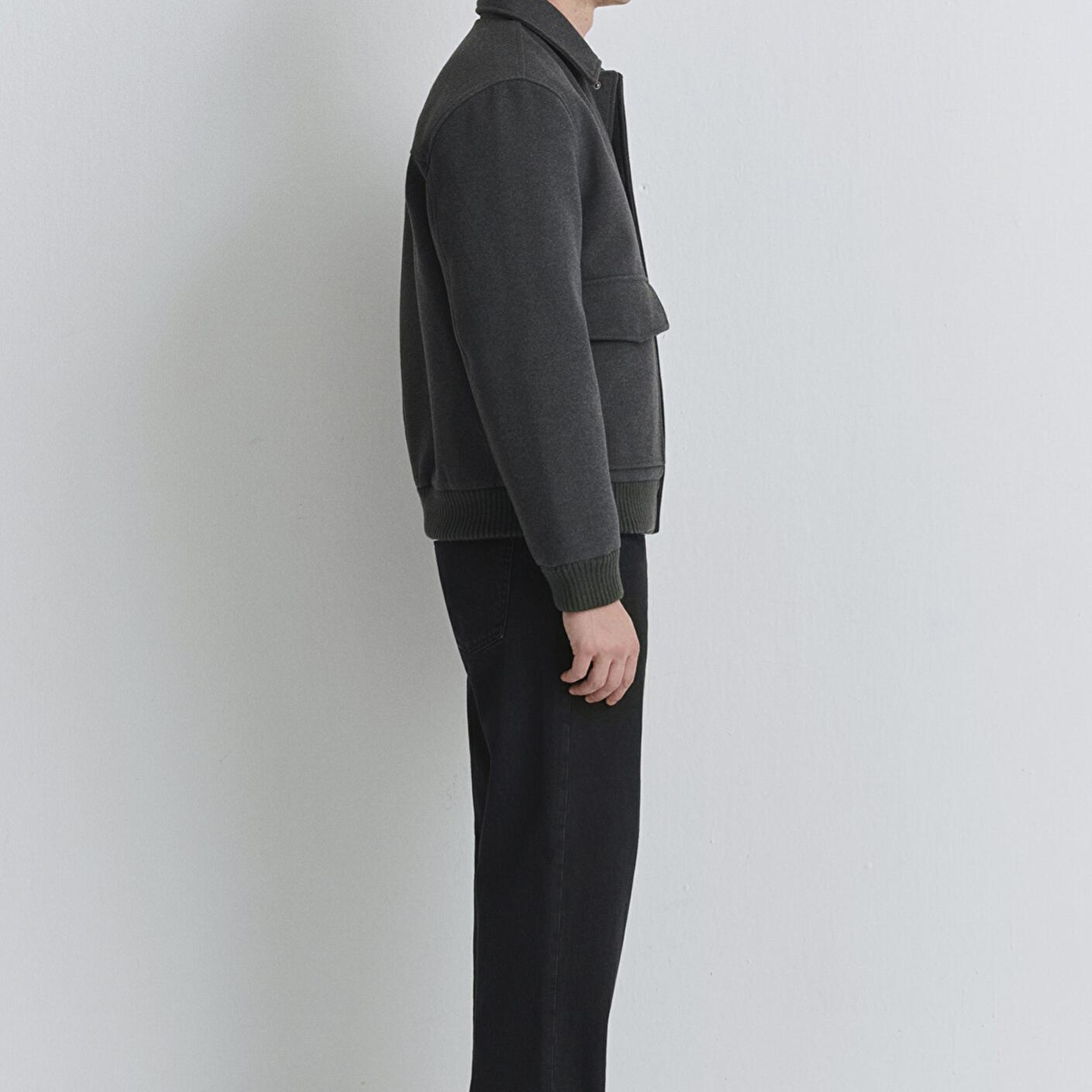 Mavi Yün Karışımlı Antrasit Ceket Regular Fit / Normal Kesim 0110658-80023