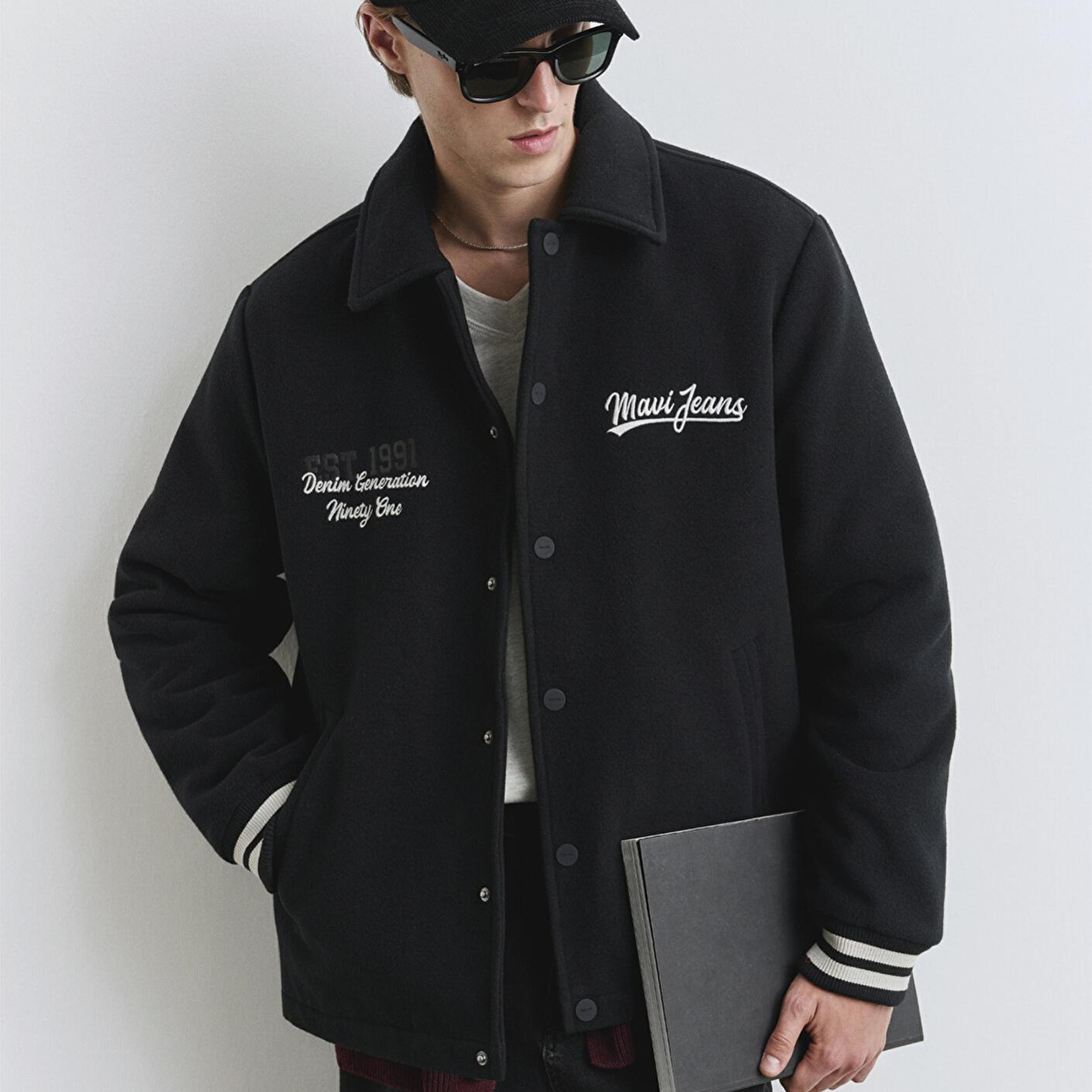 Mavi Mavi Jeans Siyah Ceket Loose Fit / Bol Rahat Kesim 0110625-71379