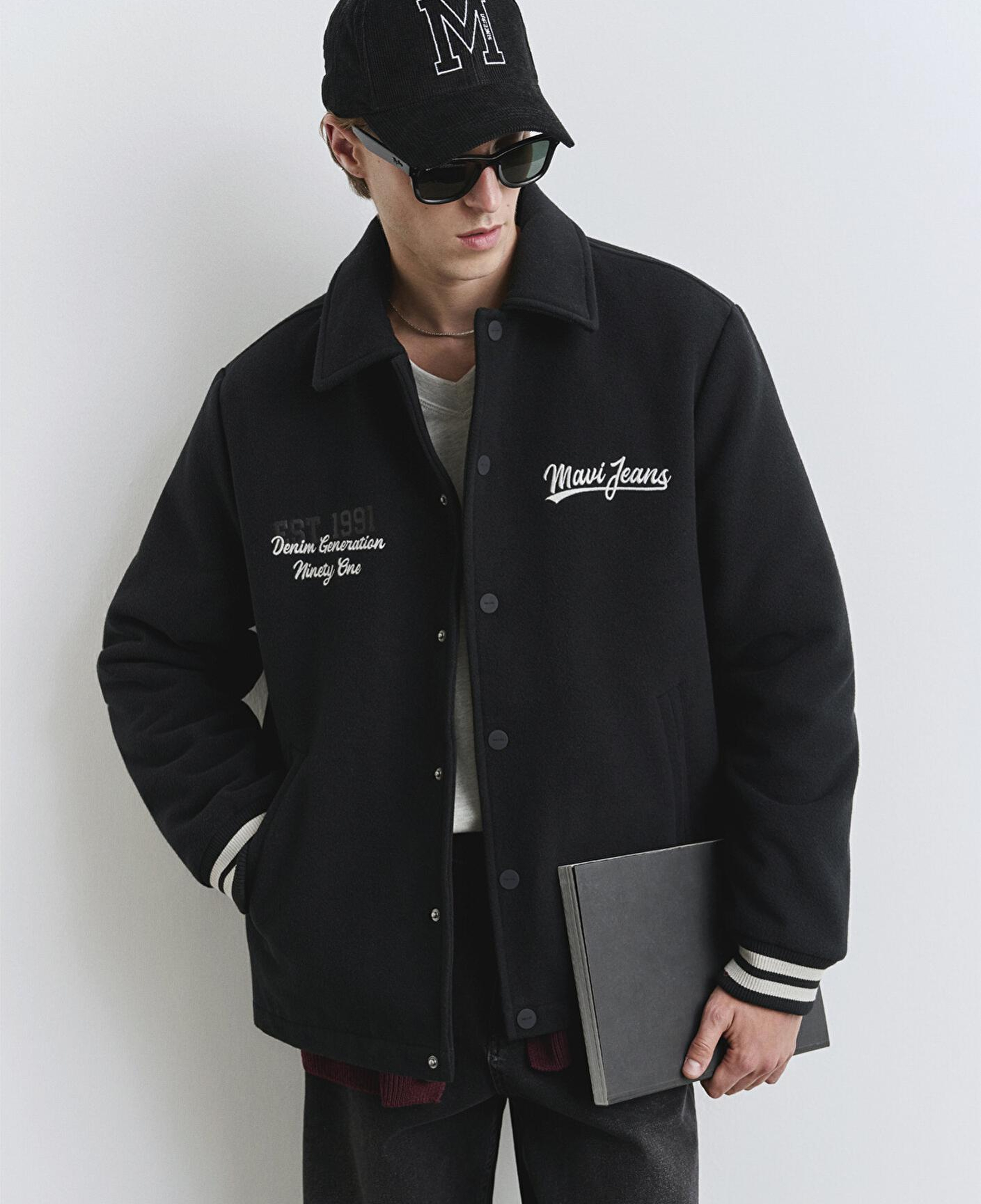 Mavi Mavi Jeans Siyah Ceket Loose Fit / Bol Rahat Kesim 0110625-71379