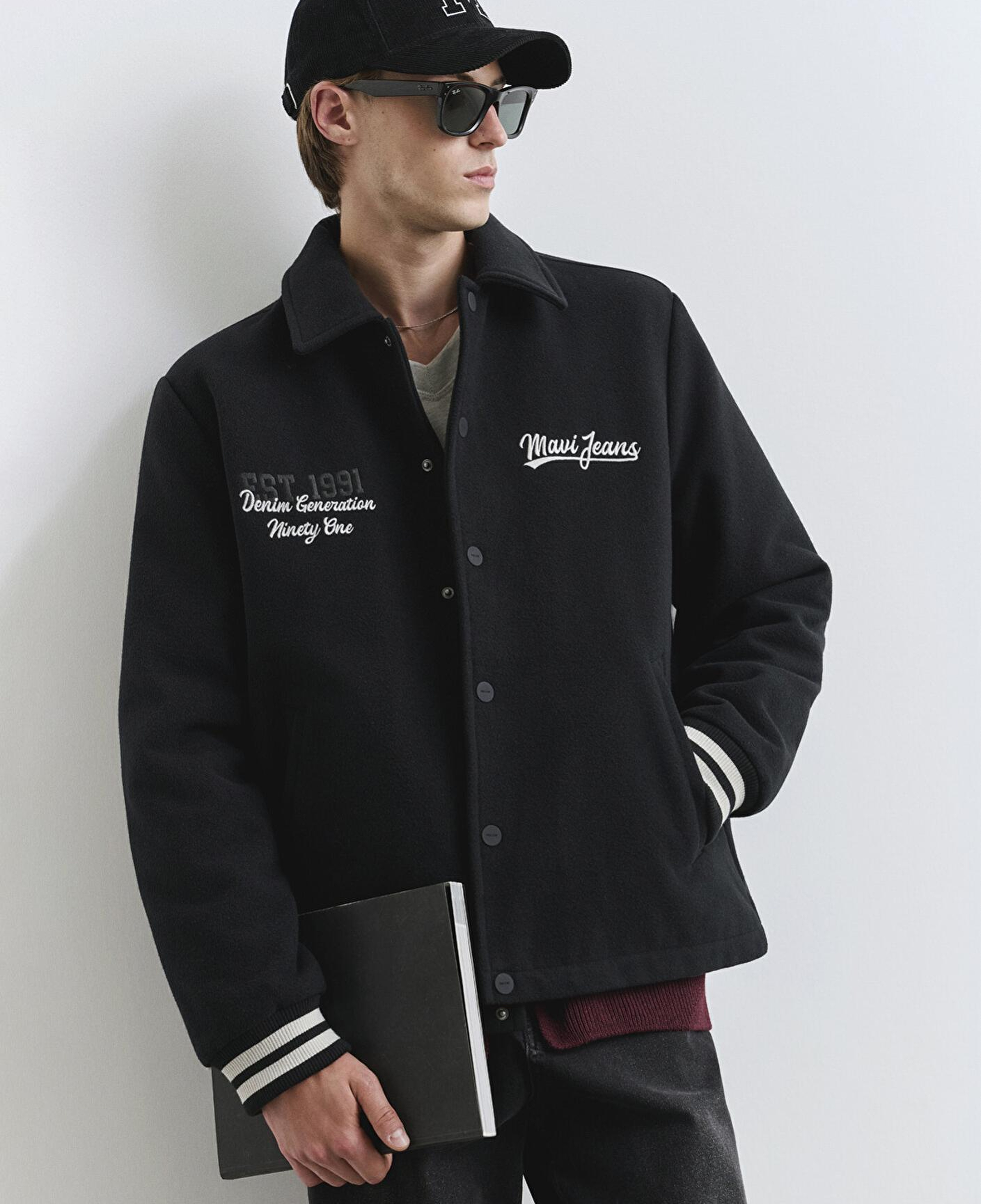 Mavi Mavi Jeans Siyah Ceket Loose Fit / Bol Rahat Kesim 0110625-71379