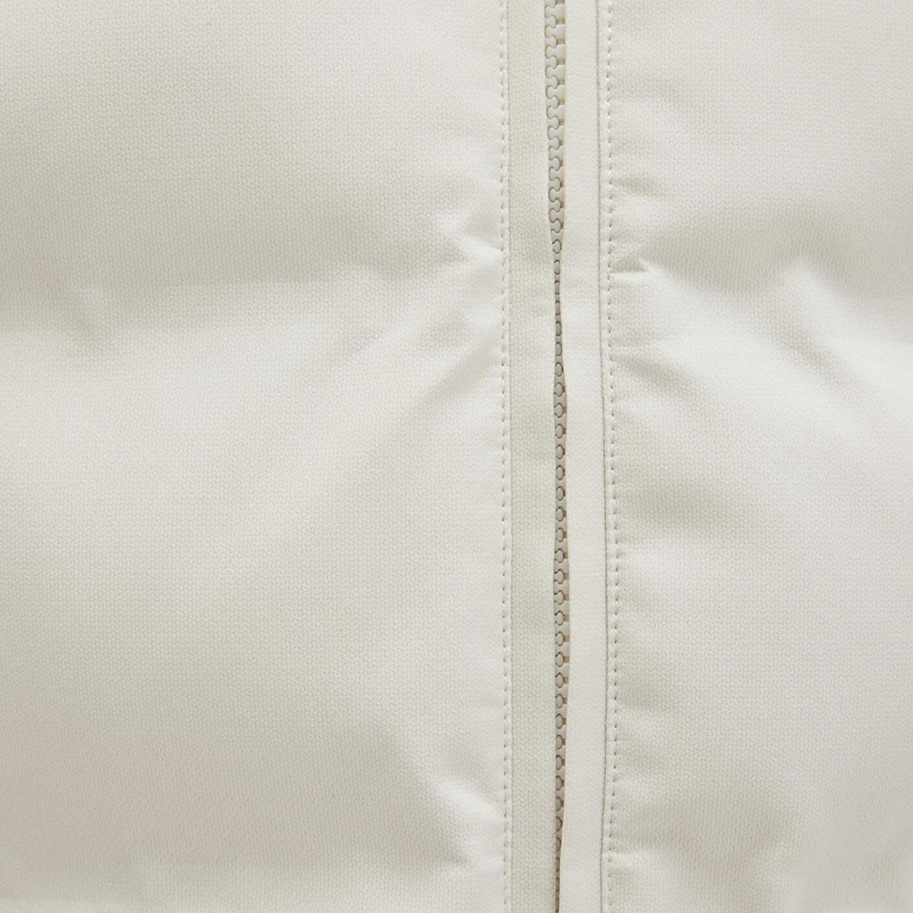 Mavi Kapüşonlu Ekru Şişme Yelek Regular Fit / Normal Kesim 0110619-70134