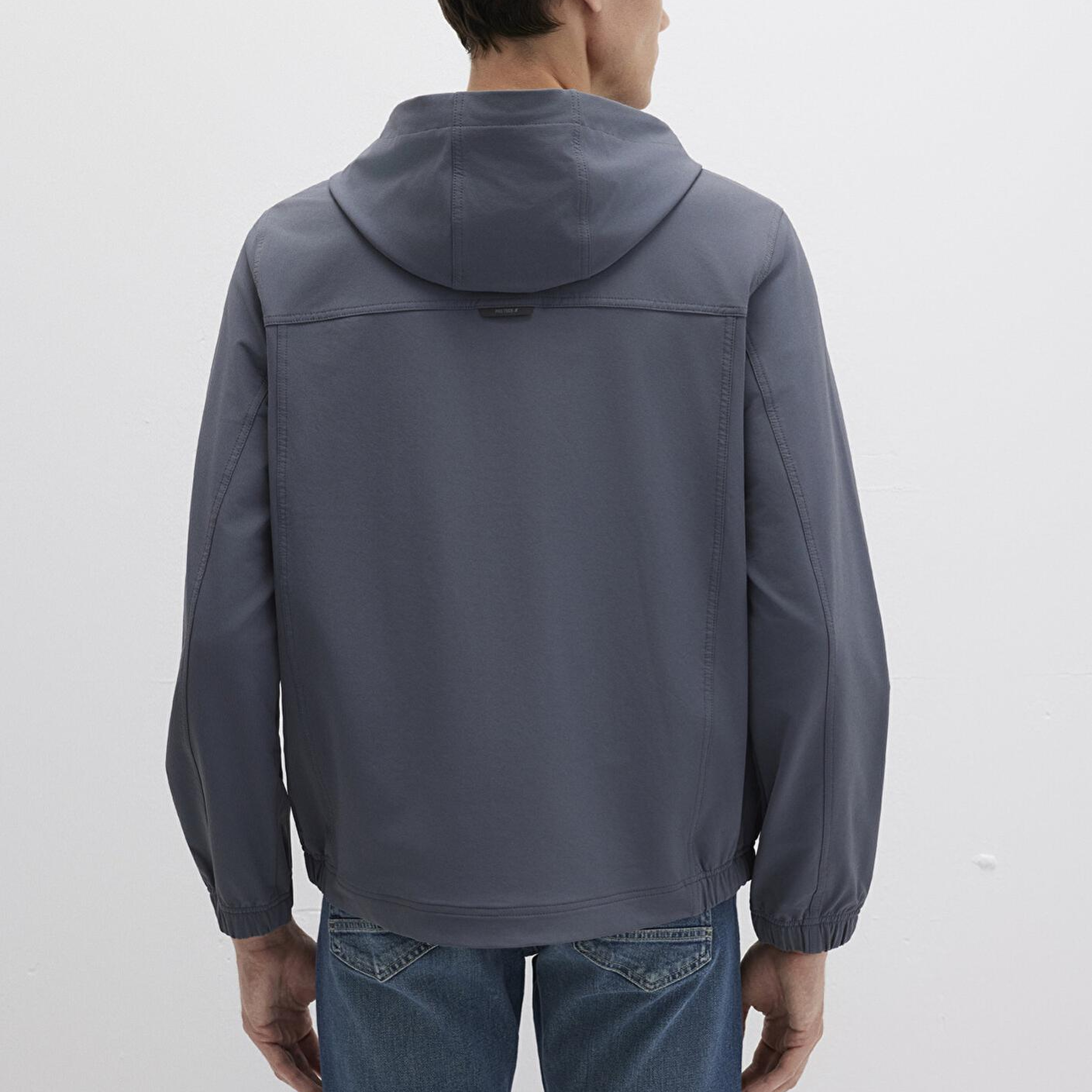 Mavi Su İtici Kapüşonlu Antrasit Ceket Regular Fit / Normal Kesim 0110643-80776