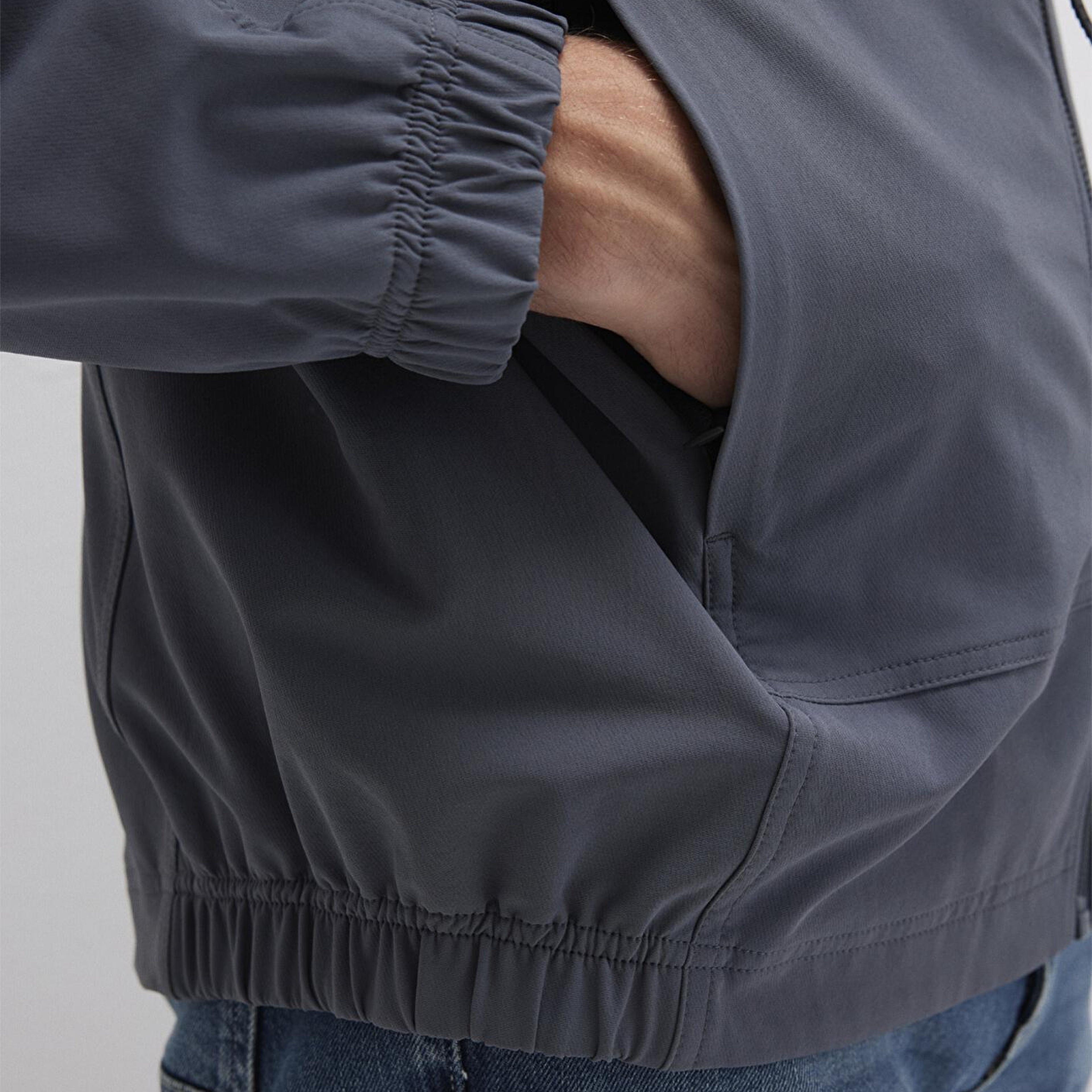 Mavi Su İtici Kapüşonlu Antrasit Ceket Regular Fit / Normal Kesim 0110643-80776