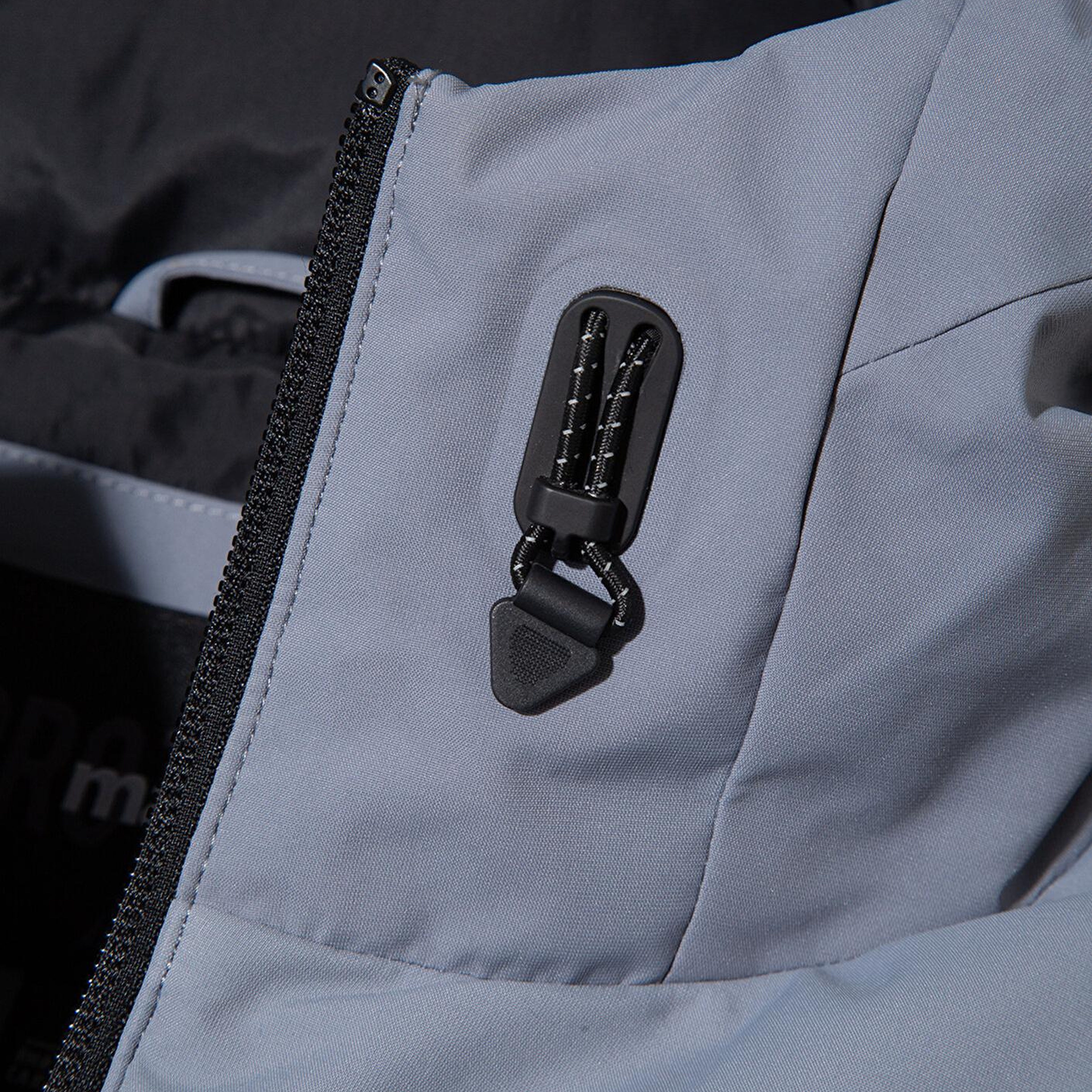 Mavi Su İtici Kapüşonlu Gri Şişme Mont 0110651-85550