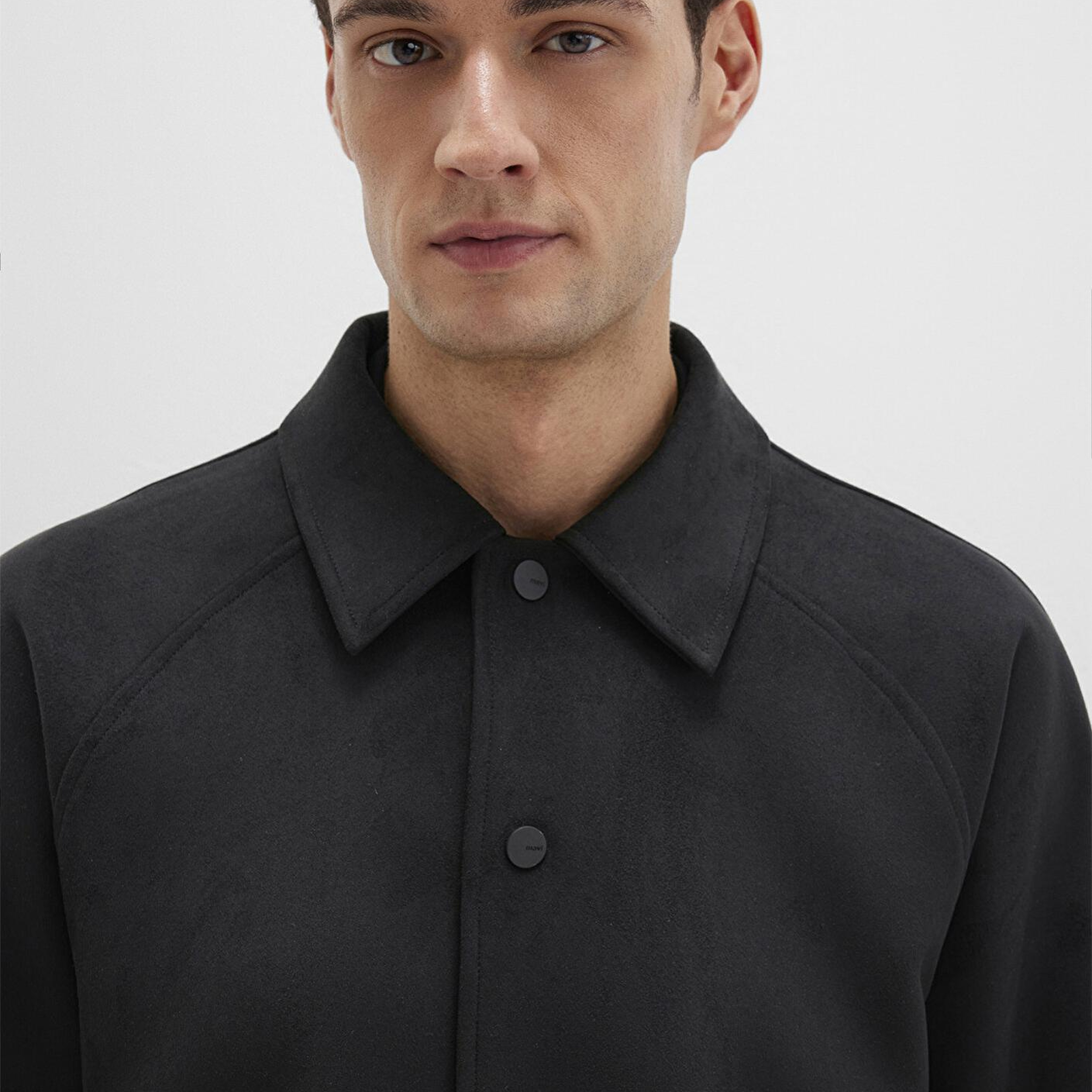 Mavi Siyah Bomber Suni Süet Ceket Loose Fit / Bol Rahat Kesim 0110649-71379