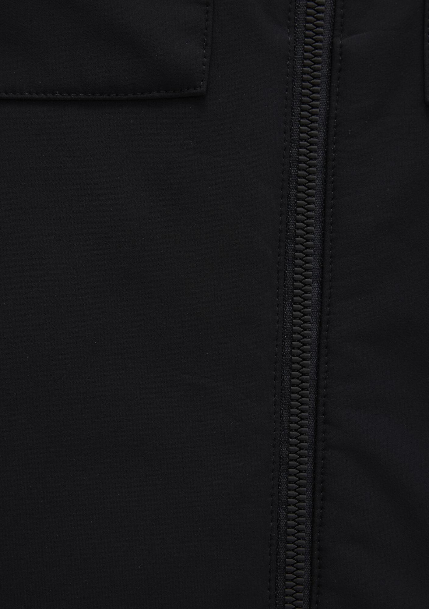 Mavi Cep Detaylı Siyah Ceket Regular Fit / Normal Kesim 0110646-71379